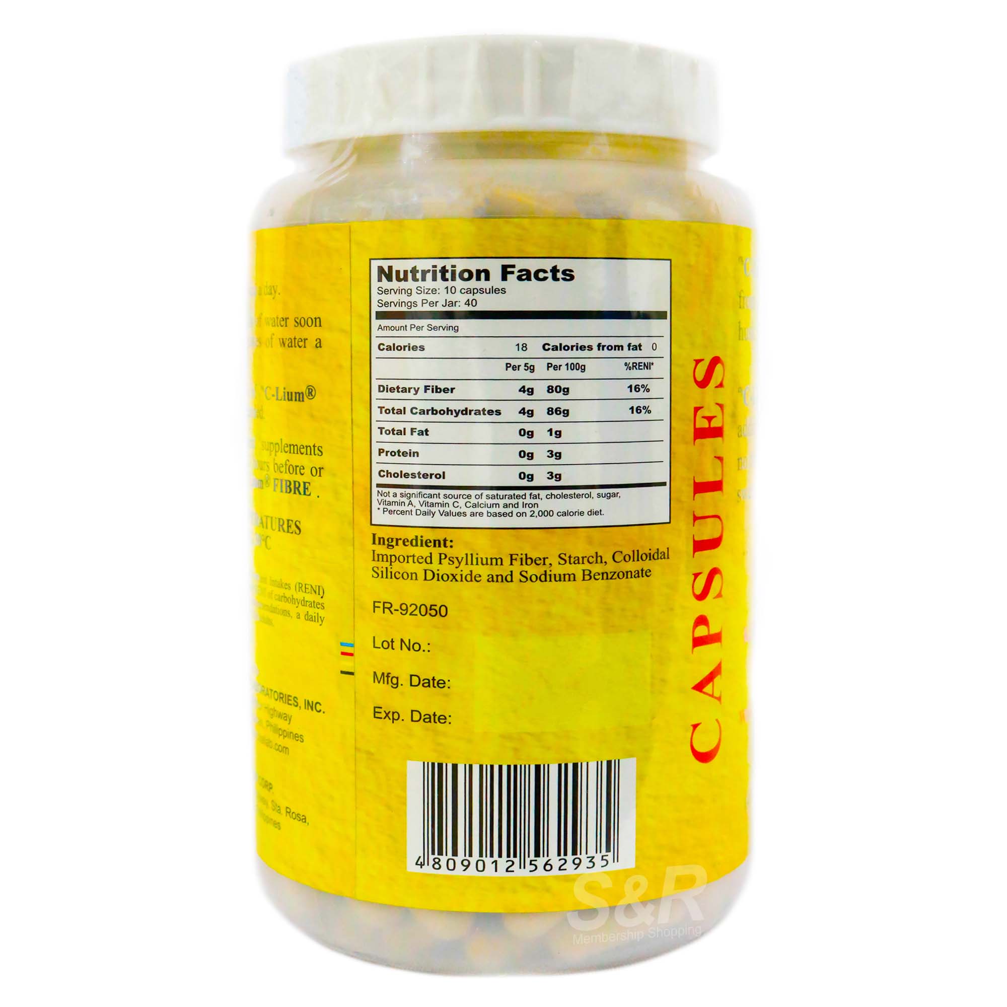 C-Lium Fibre Capsules