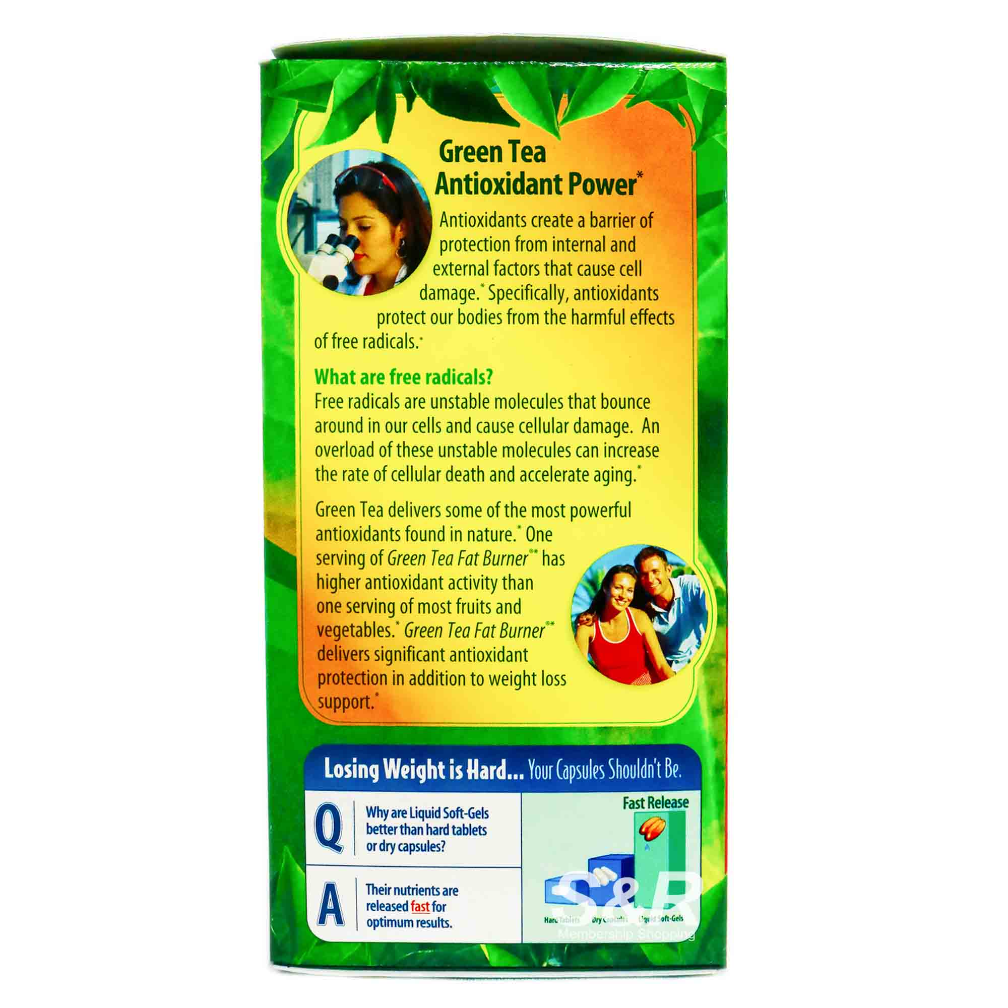 Maximum Strength Green Tea Fat Burner 400mg 200 softgels