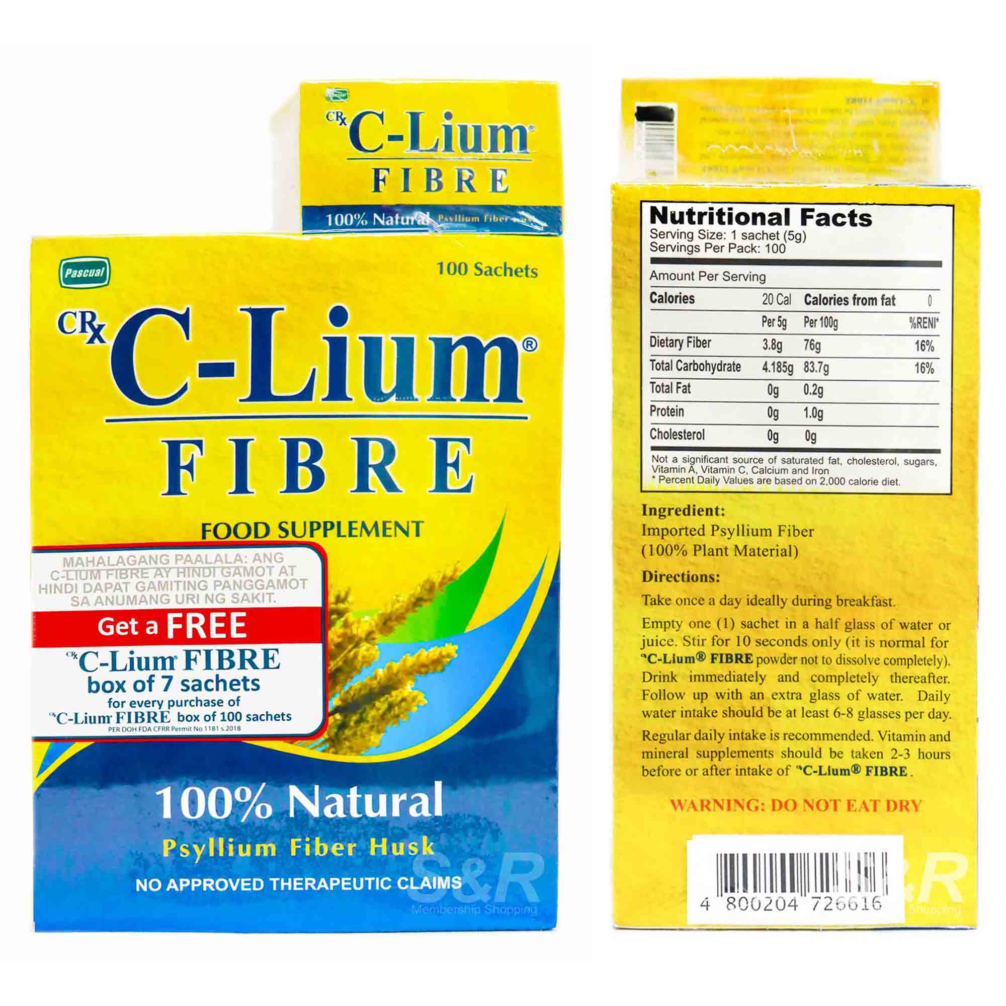 C-Lium Fibre Husk
