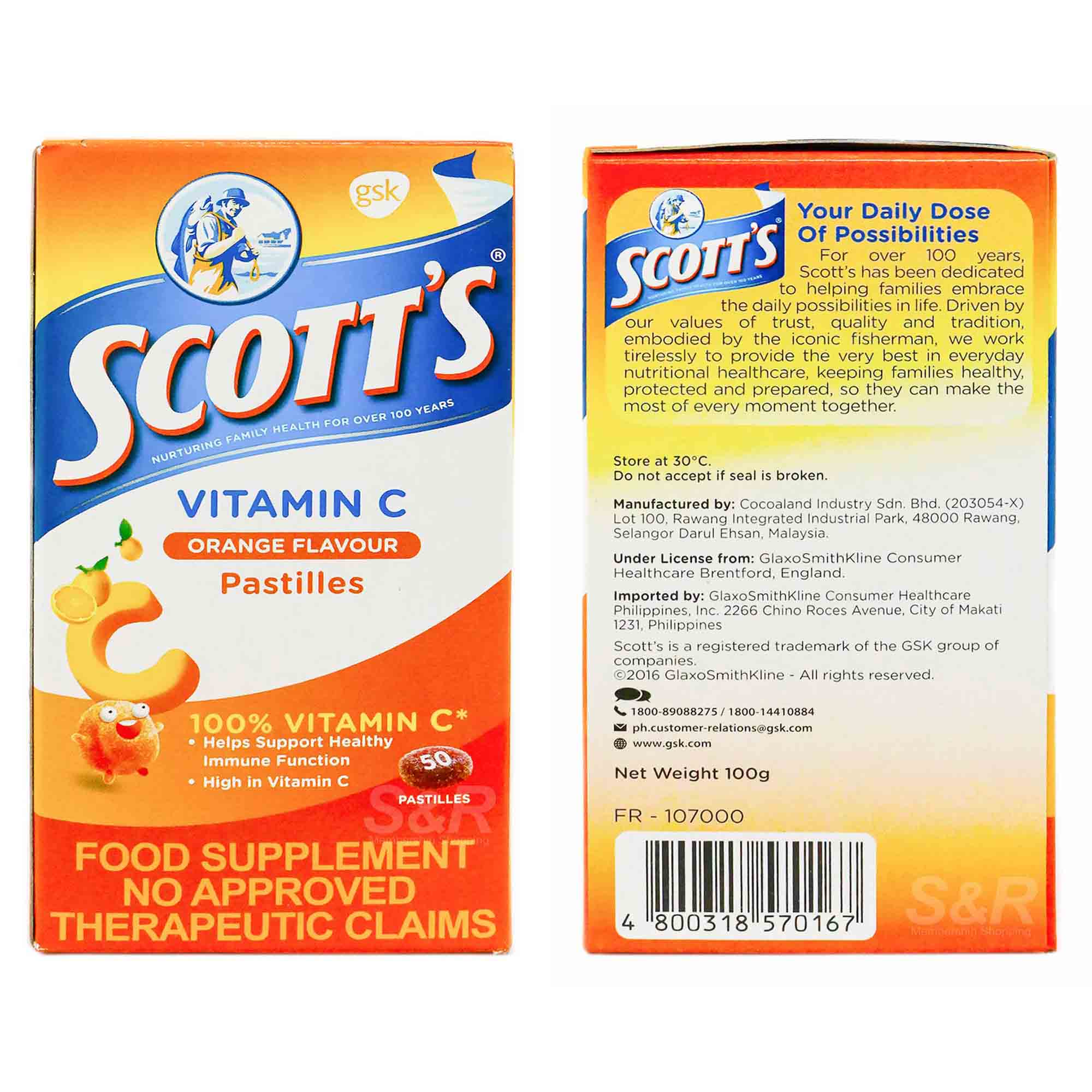 Scott's Vitamin C Pastilles