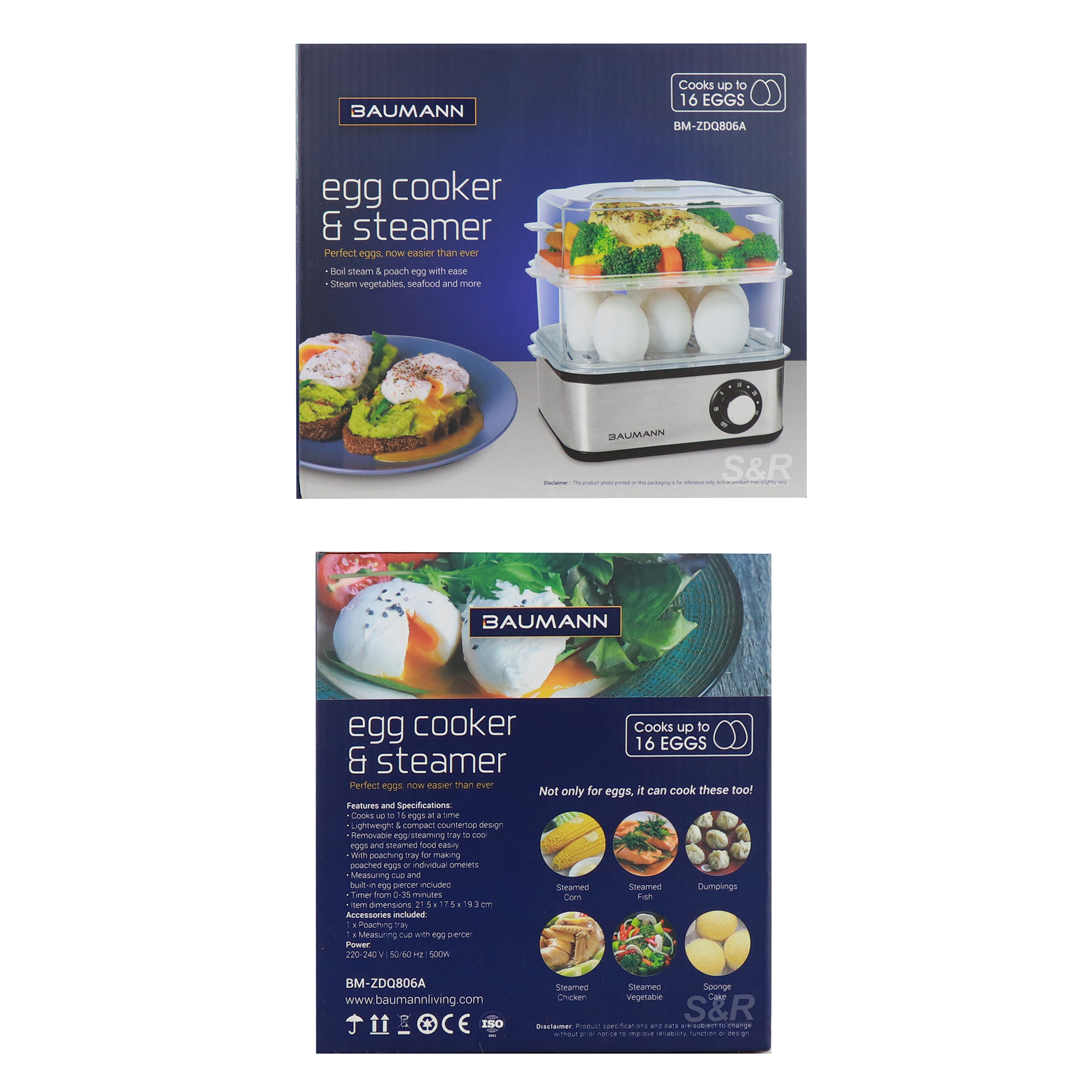 Baumann Egg Cooker & Steamer