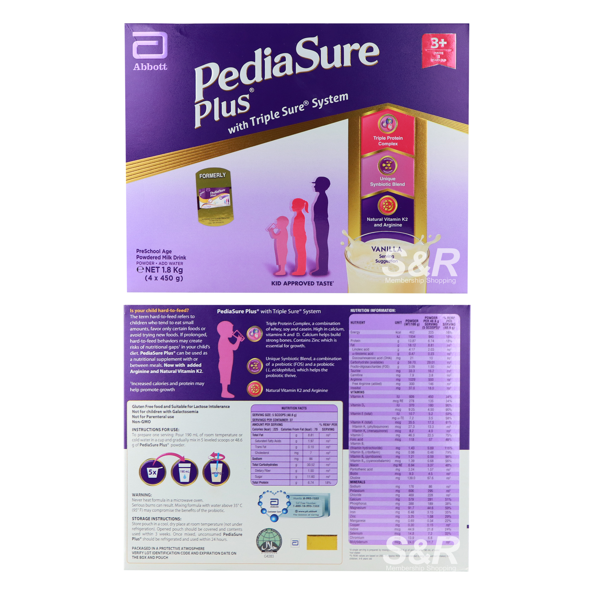 Pediasure Triplesure Vainilla x 400g — ByS