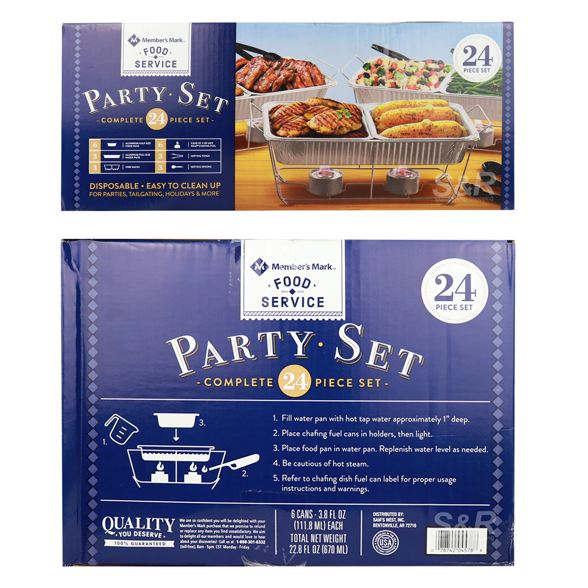 Member’s Mark Party Set 1 box