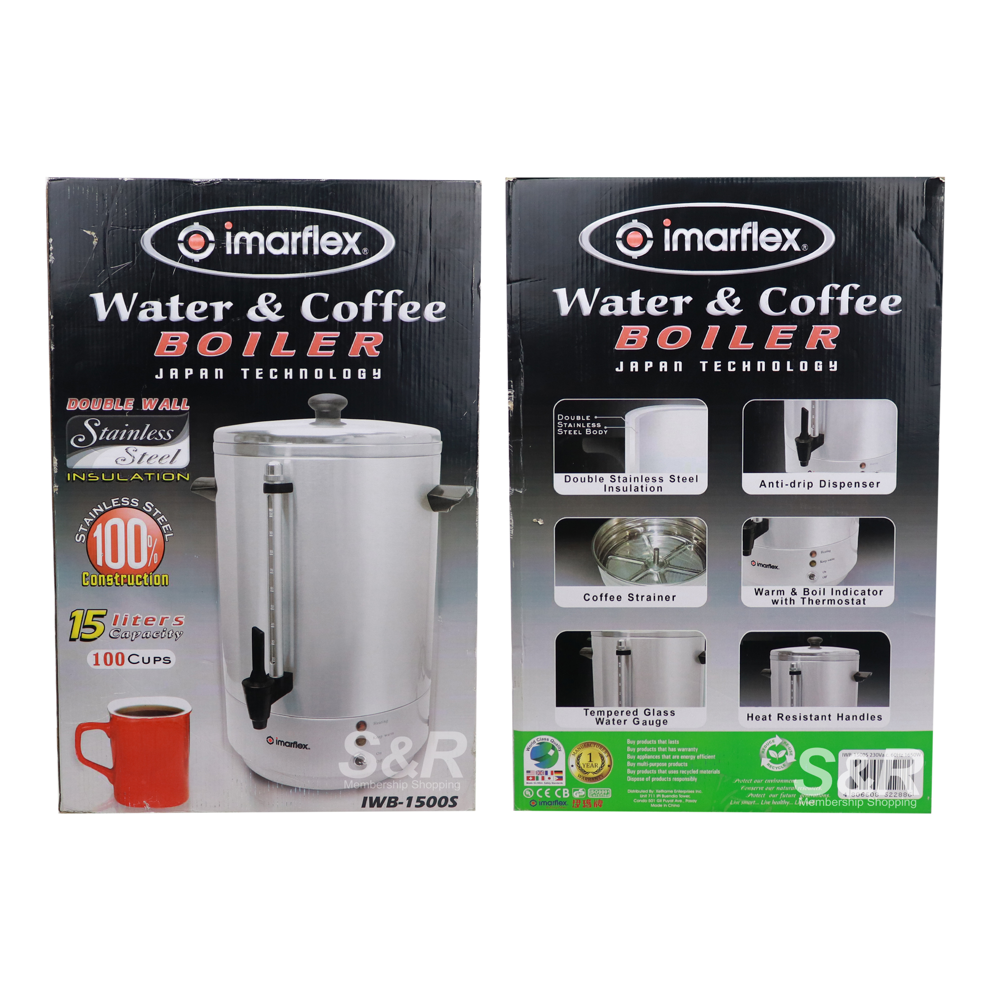 Imarflex Water and Coffee Boiler IWB1500S