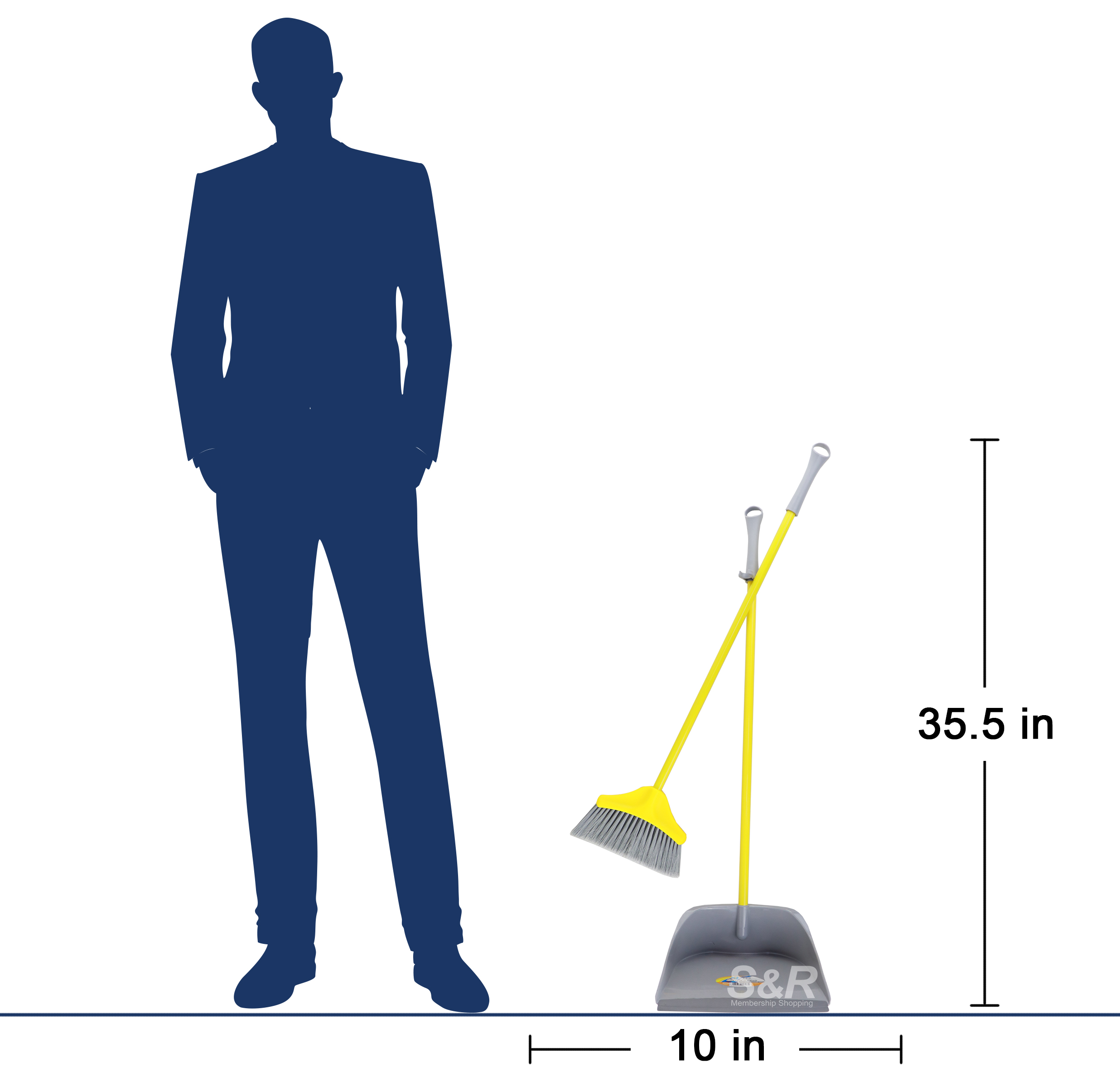 Apex Broom and dust pan