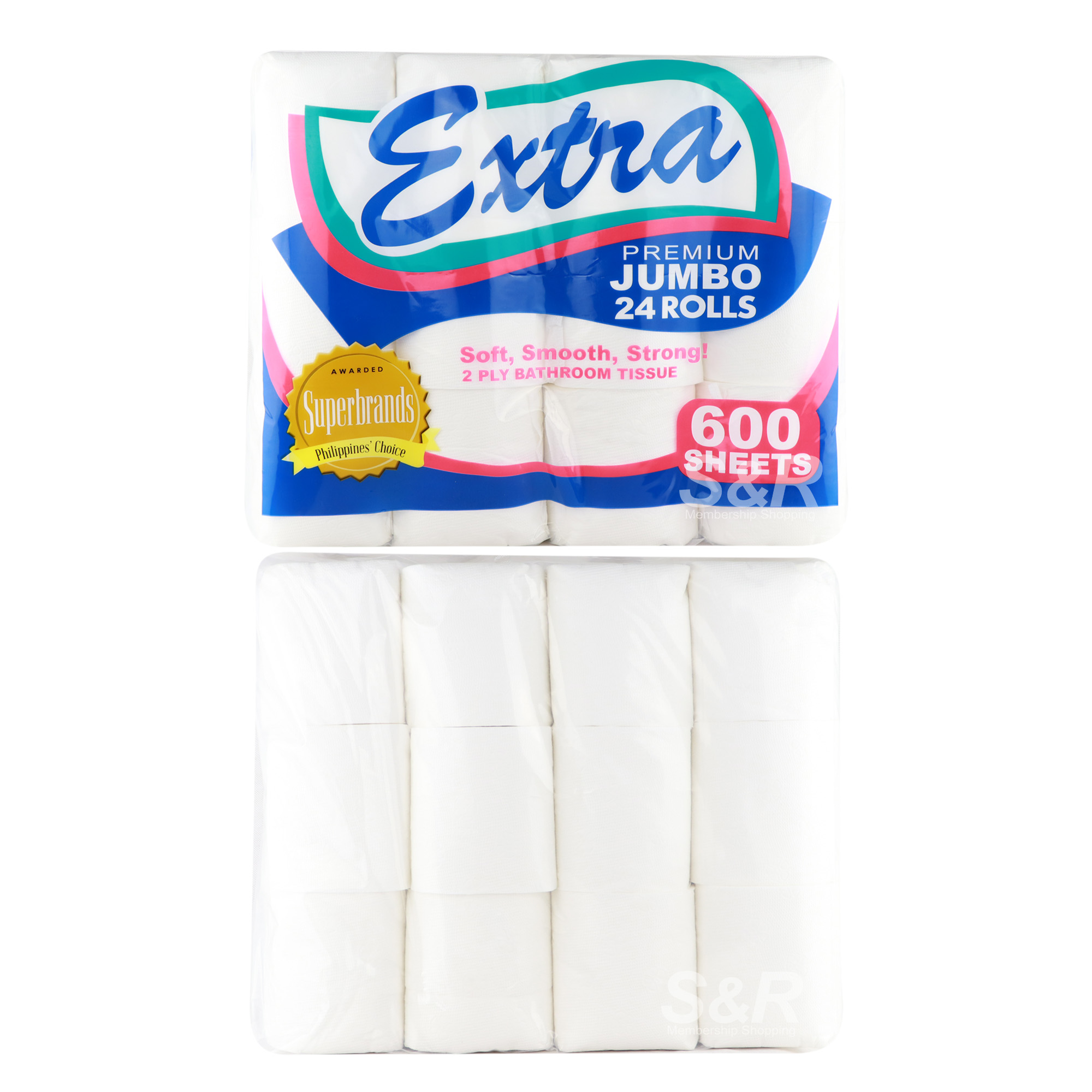 Extra Premium Jumbo Rolls 2 Ply