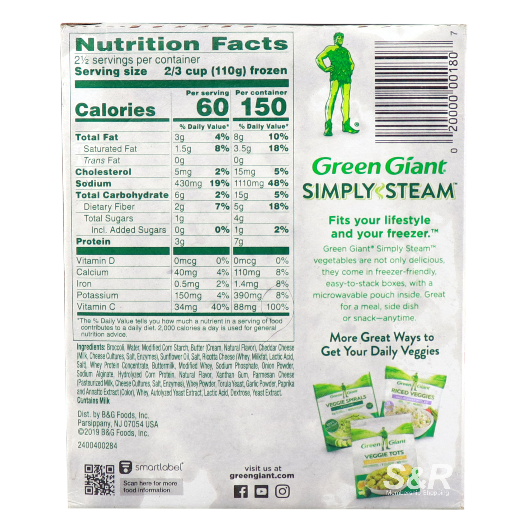 Green Giant Broccoli & Cheese