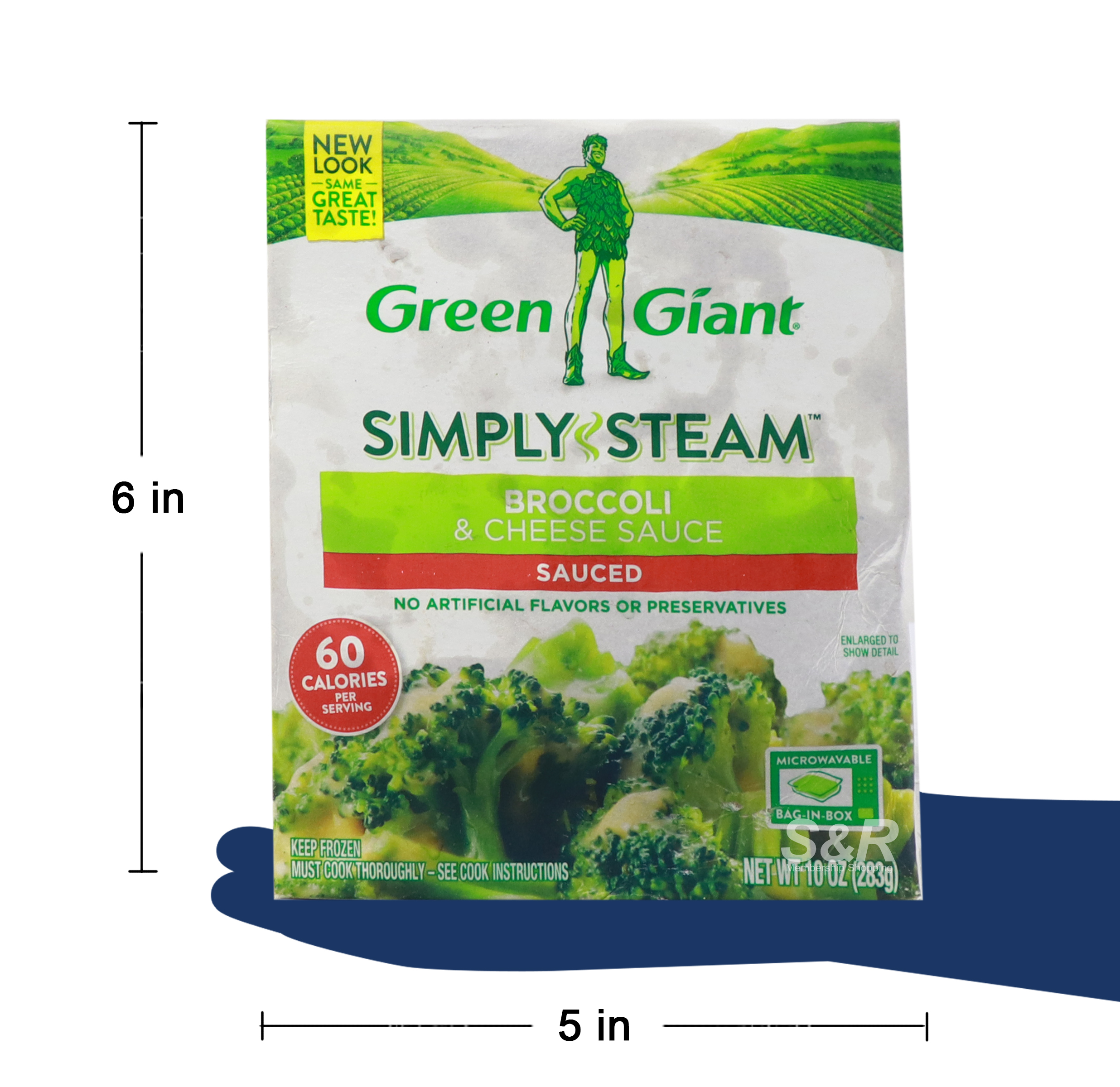 Green Giant Simply Steam Broccoli and Cheese Sauce Meal 283g