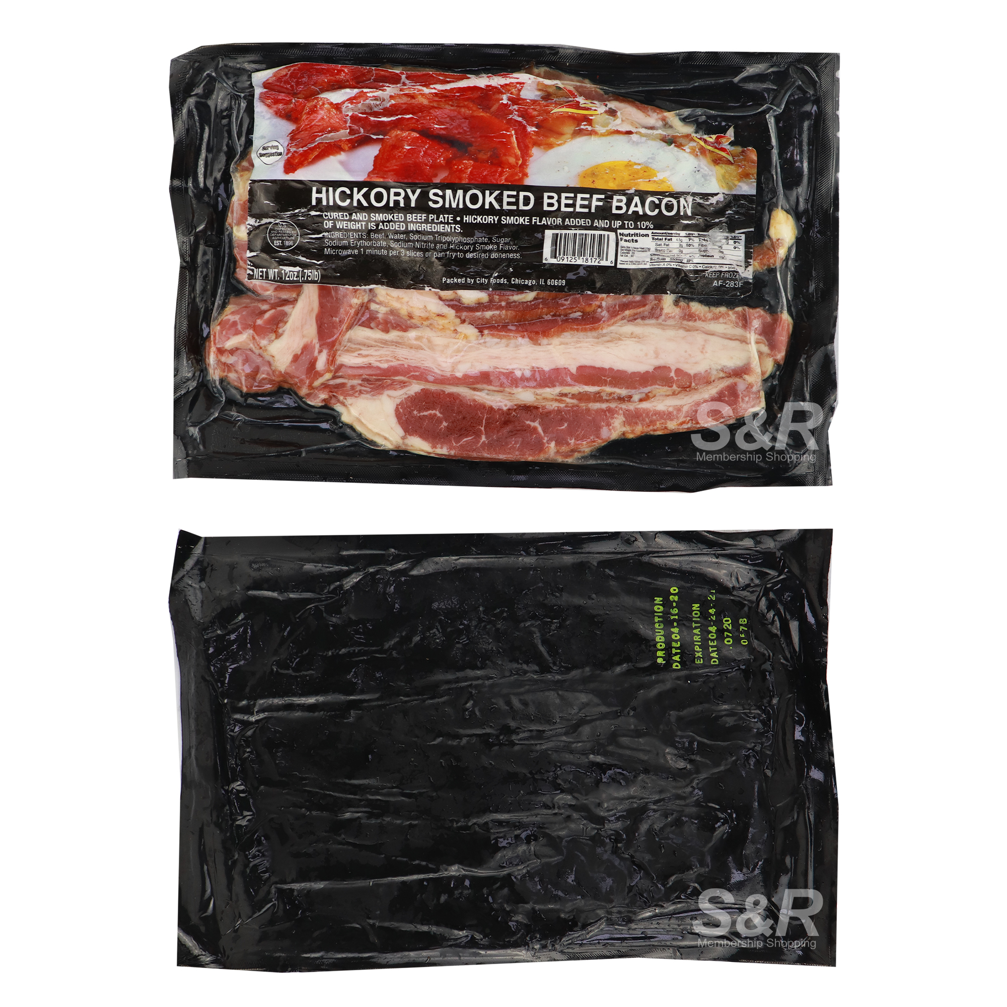 Chef's Pride Beef Bacon