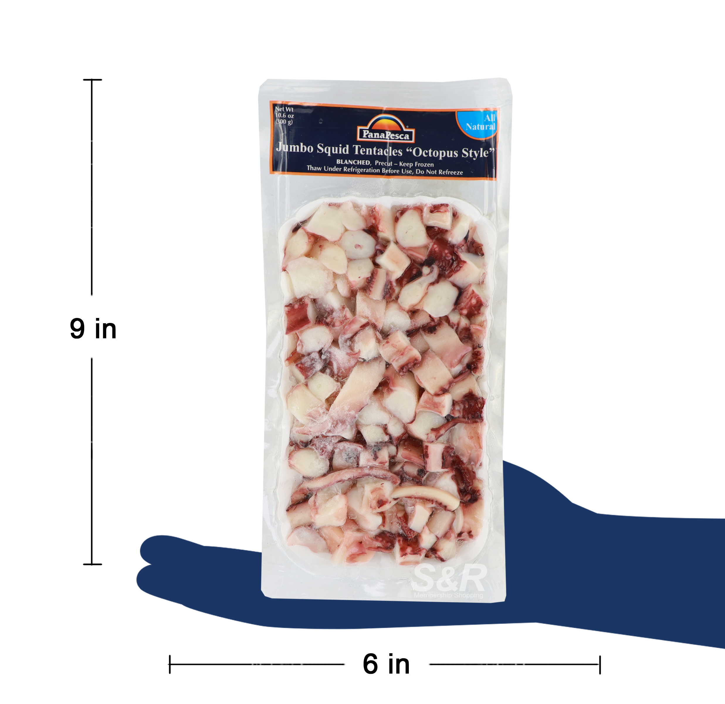 PanaPesca Jumbo Squid Tentacles Octopus Style 300g