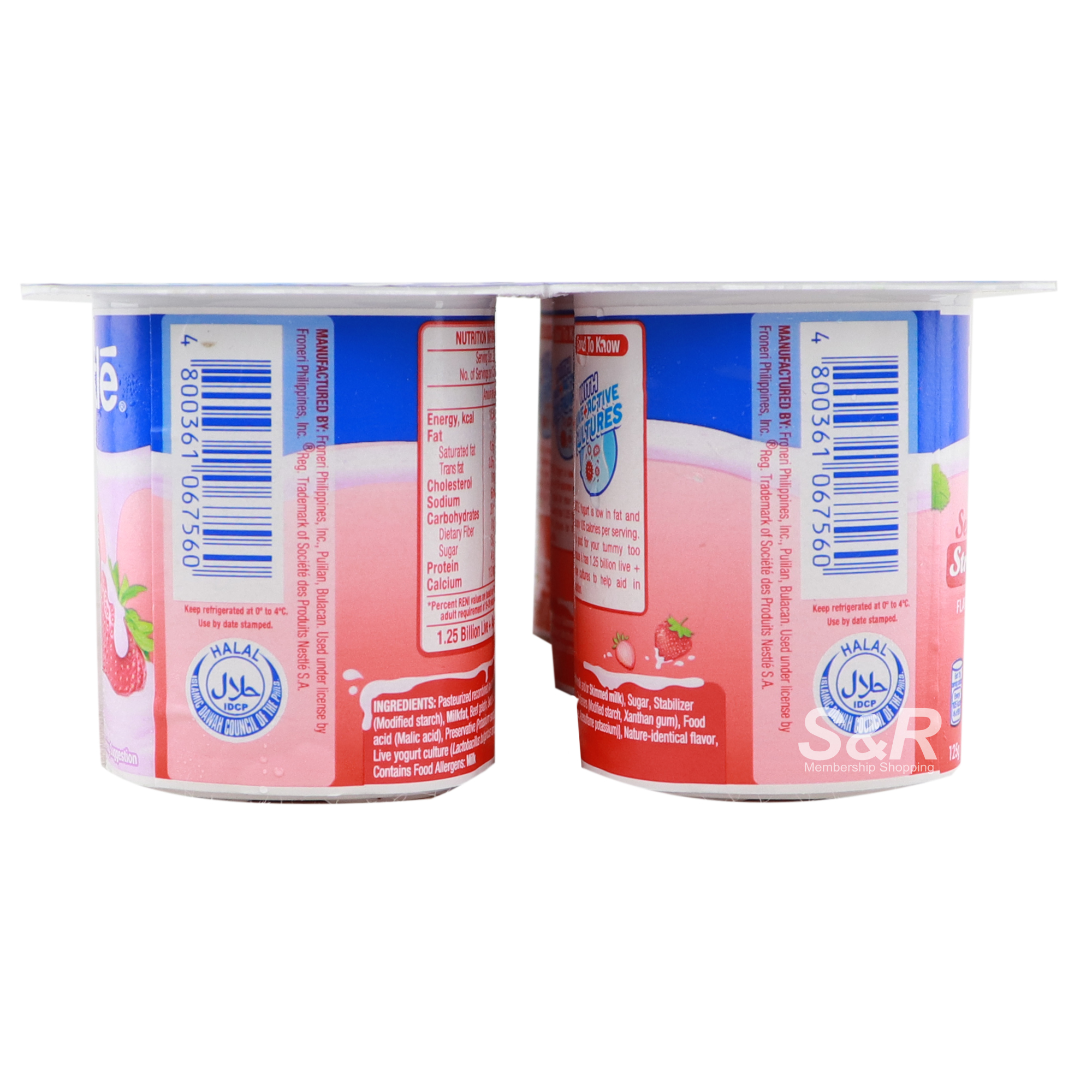 Nestle Yogurt Strawberry Flavored Yogurt