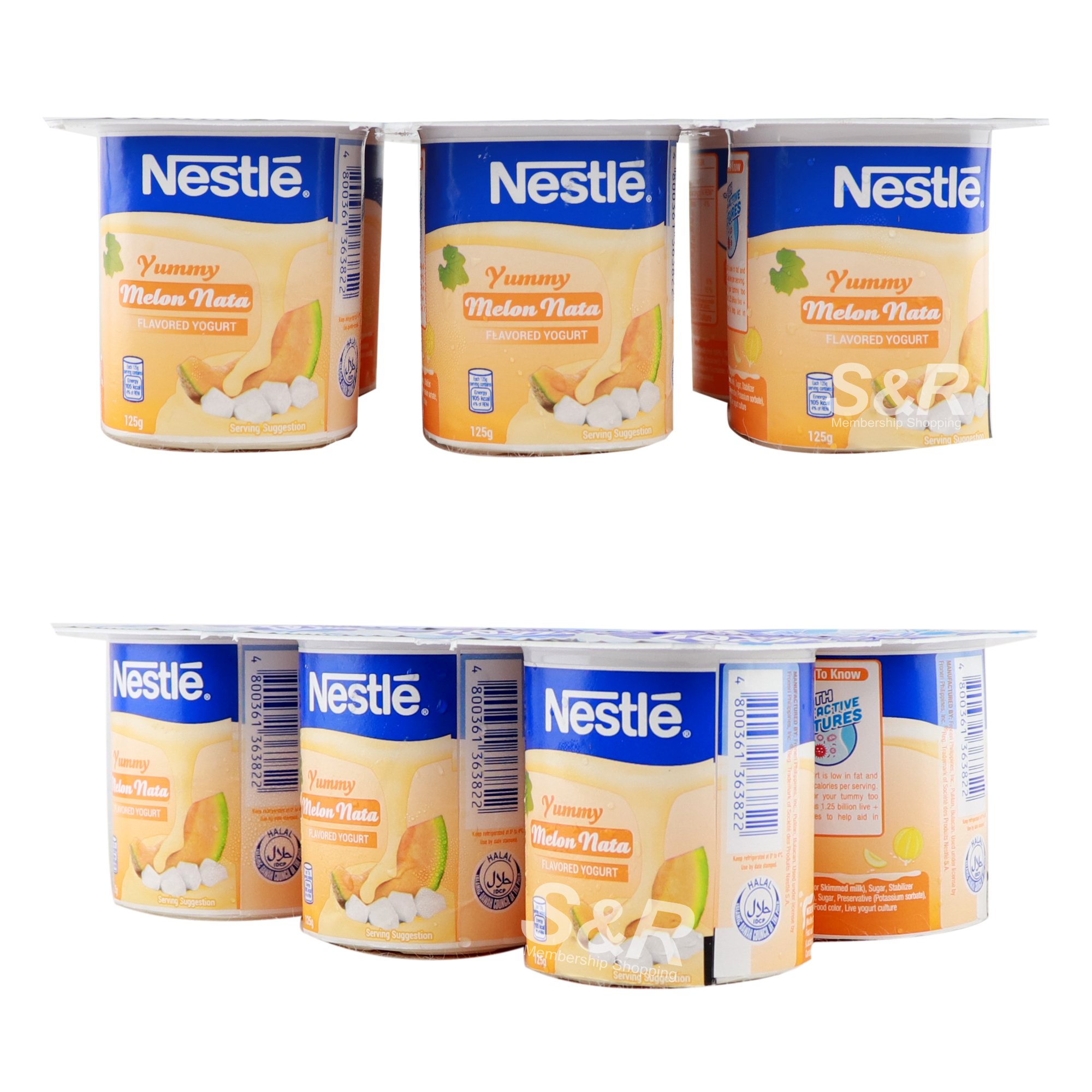 Nestle Yogurt Melon Nata Flavored Yogurt