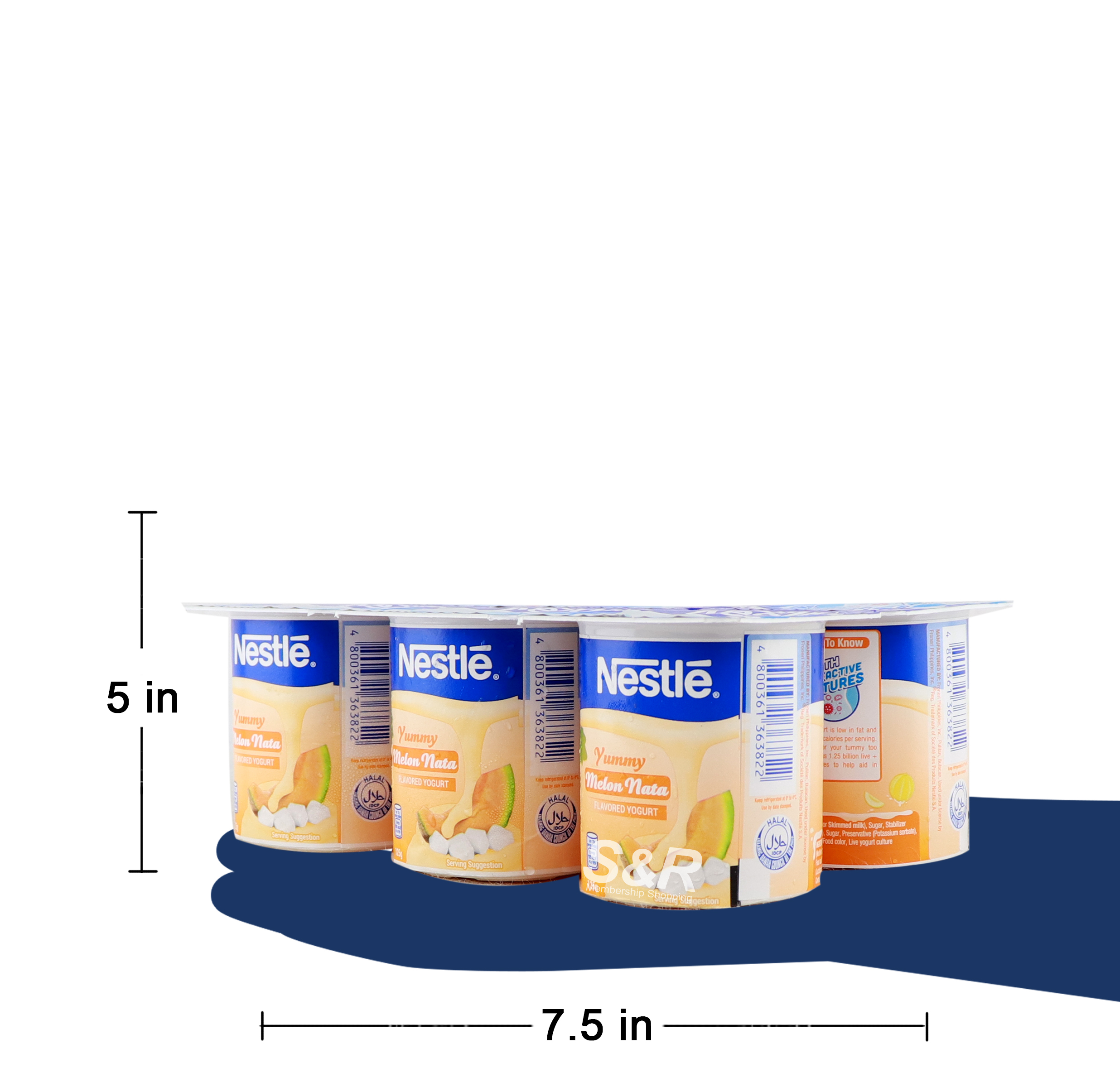 Nestle Yogurt Melon Nata Flavored Yogurt