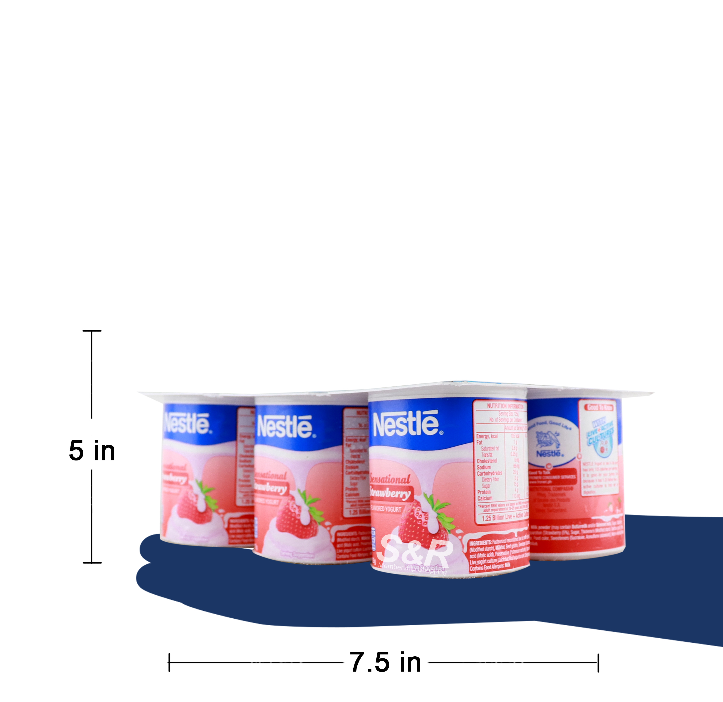 Nestle Sensational Strawberry Flavored Yogurt 6pcs