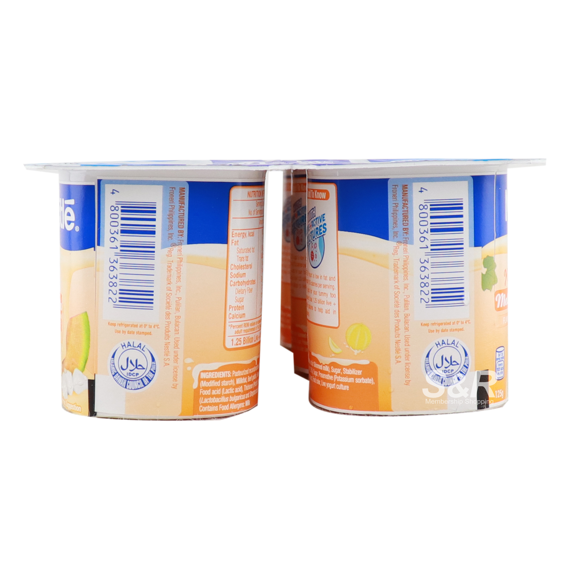 Nestle Yogurt Melon Nata Flavored Yogurt