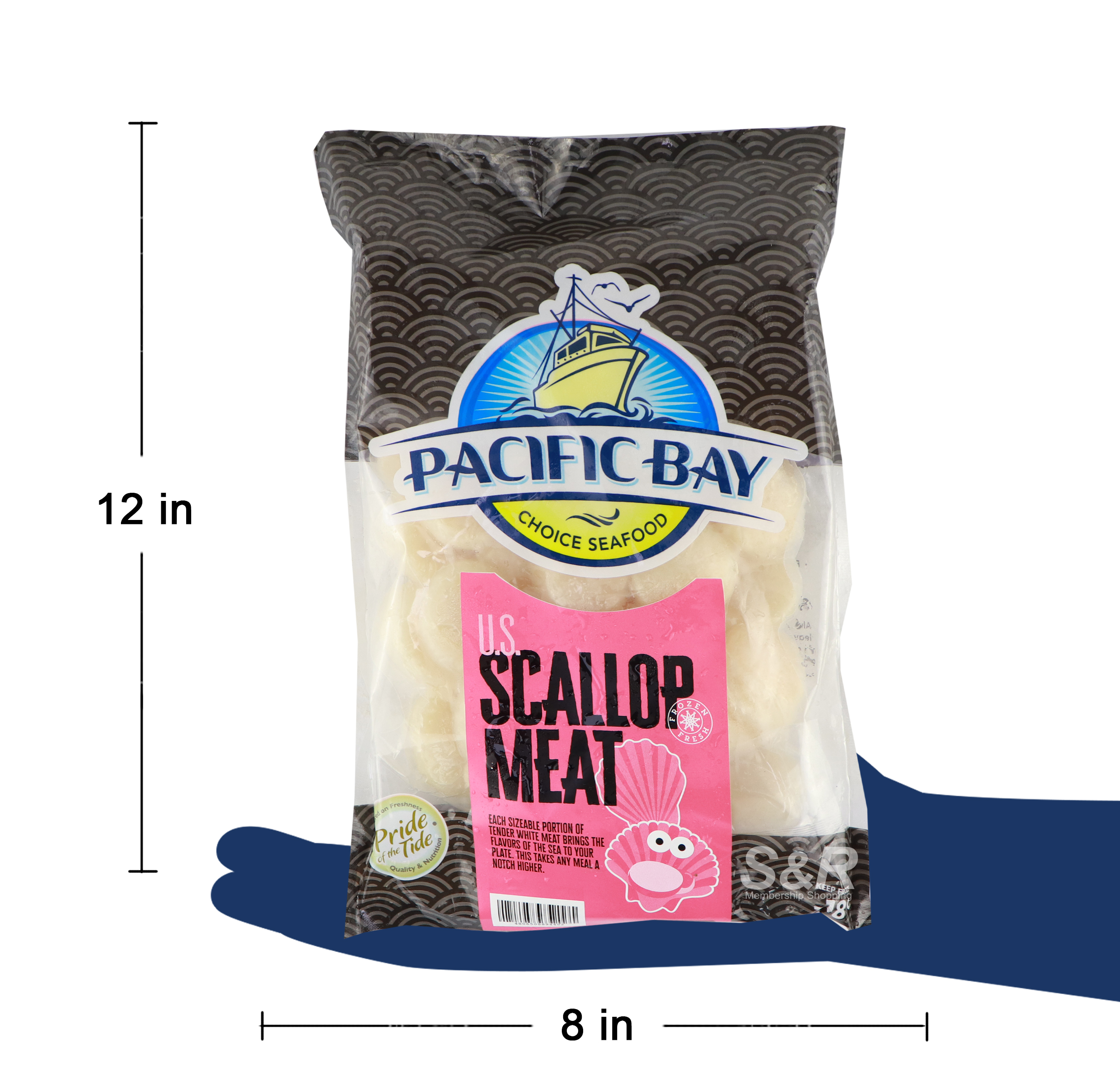 Pacific Bay U.S. Scallop Meat 1kg