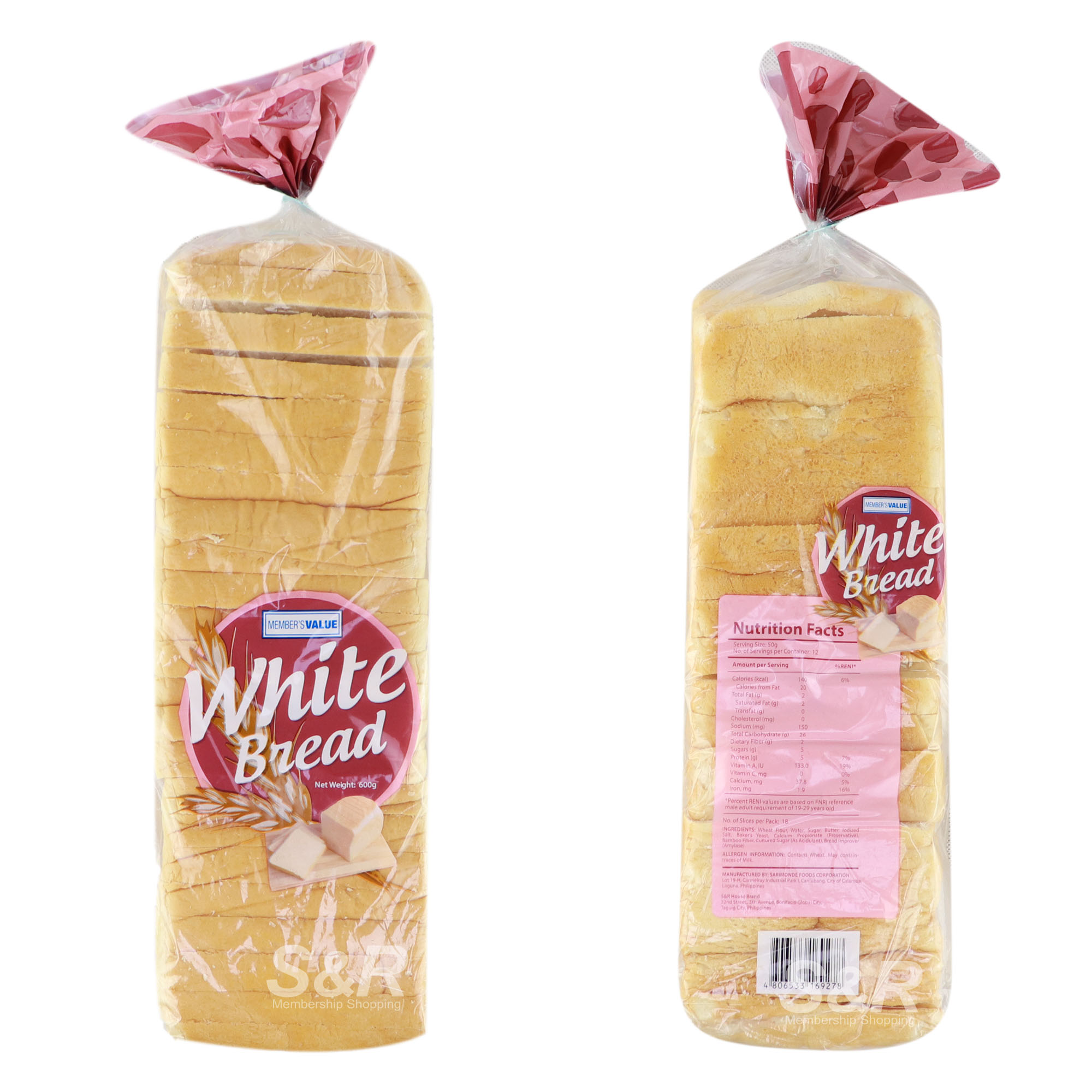 Member's Value White Bread