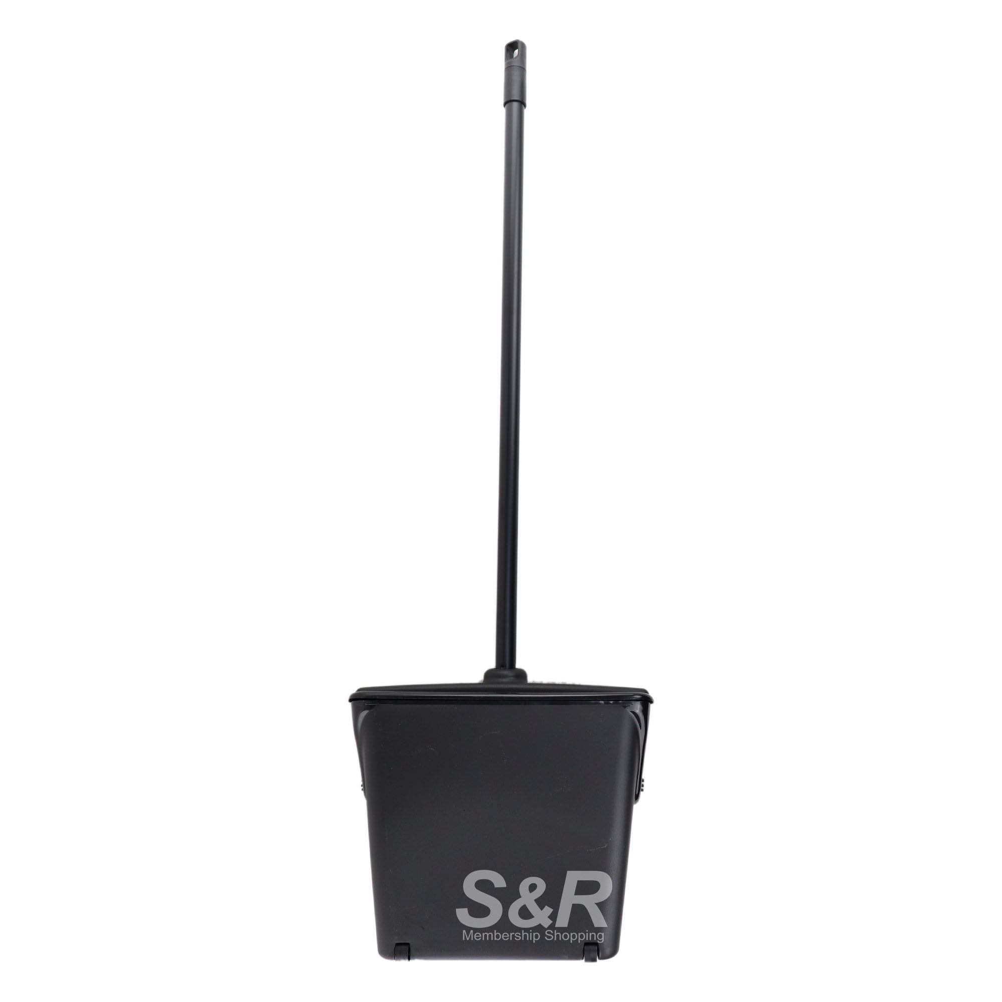 Economy Dustpan with Cover Black 1pc