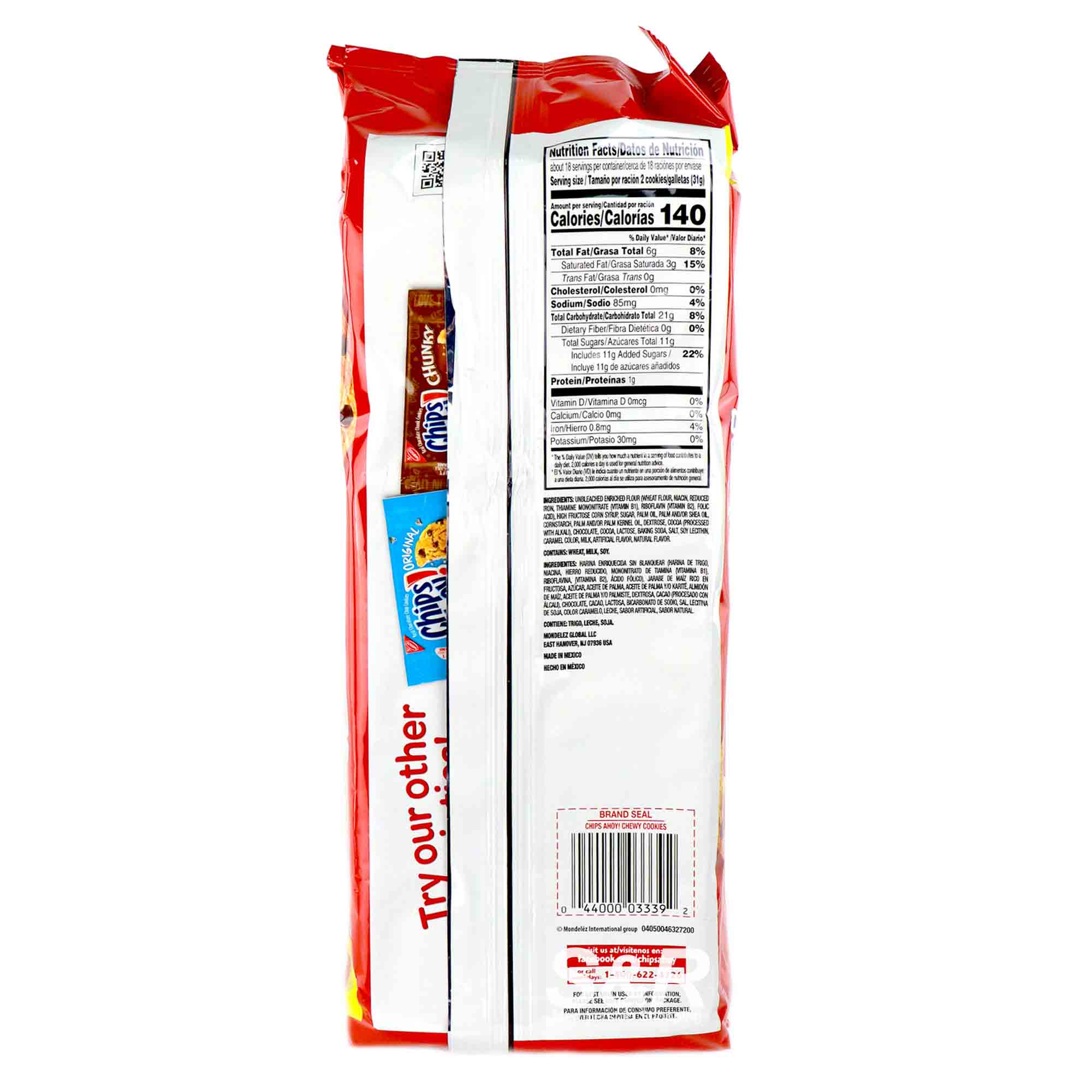 Chips Ahoy! Chewy Family Size Cookies 552g