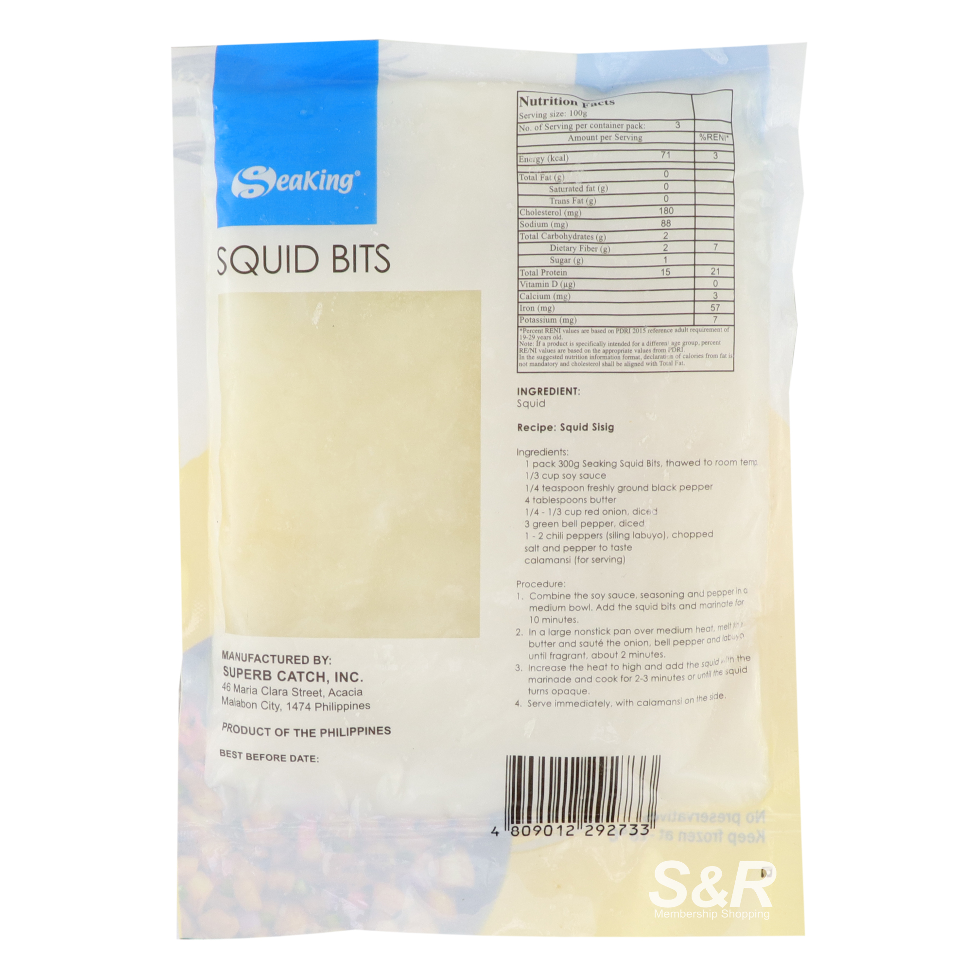 Seaking Squid Bits