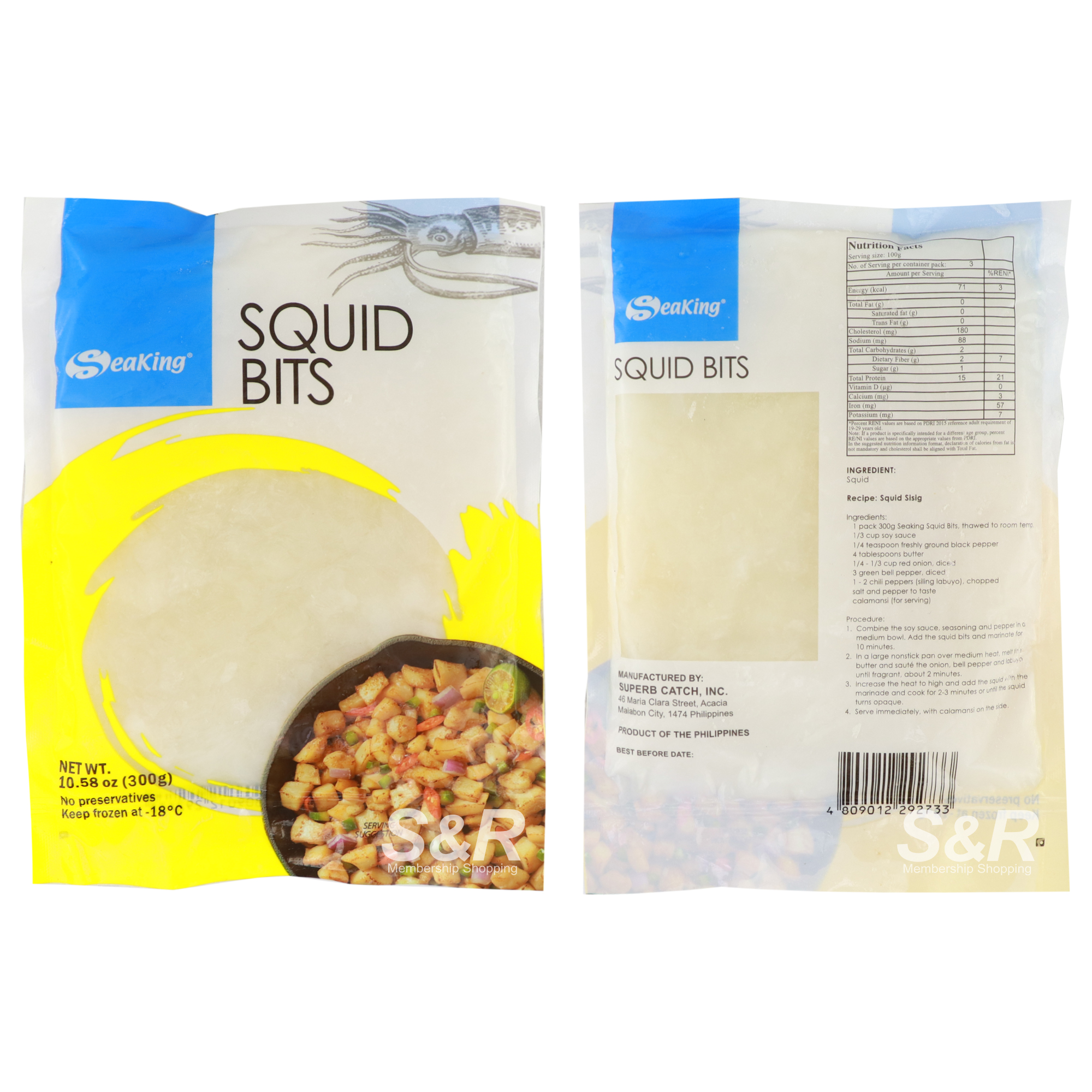 Seaking Squid Bits
