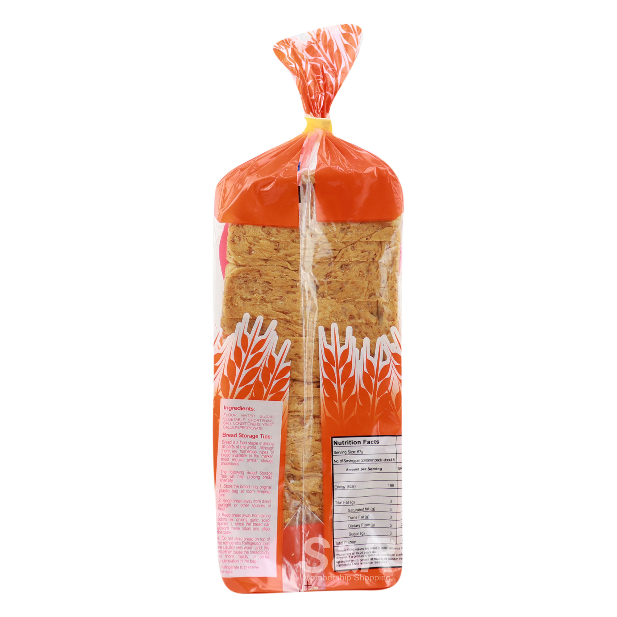 Marby Whole Wheat Bread 600g