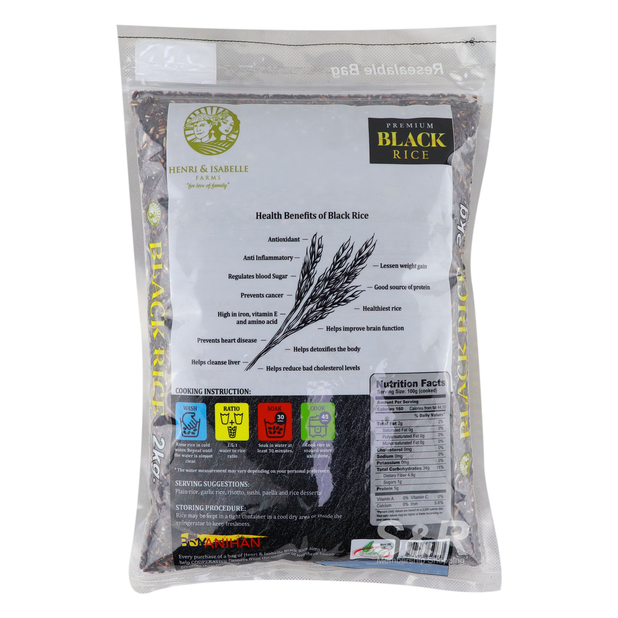 Henri & Isabelle Premium Black Rice