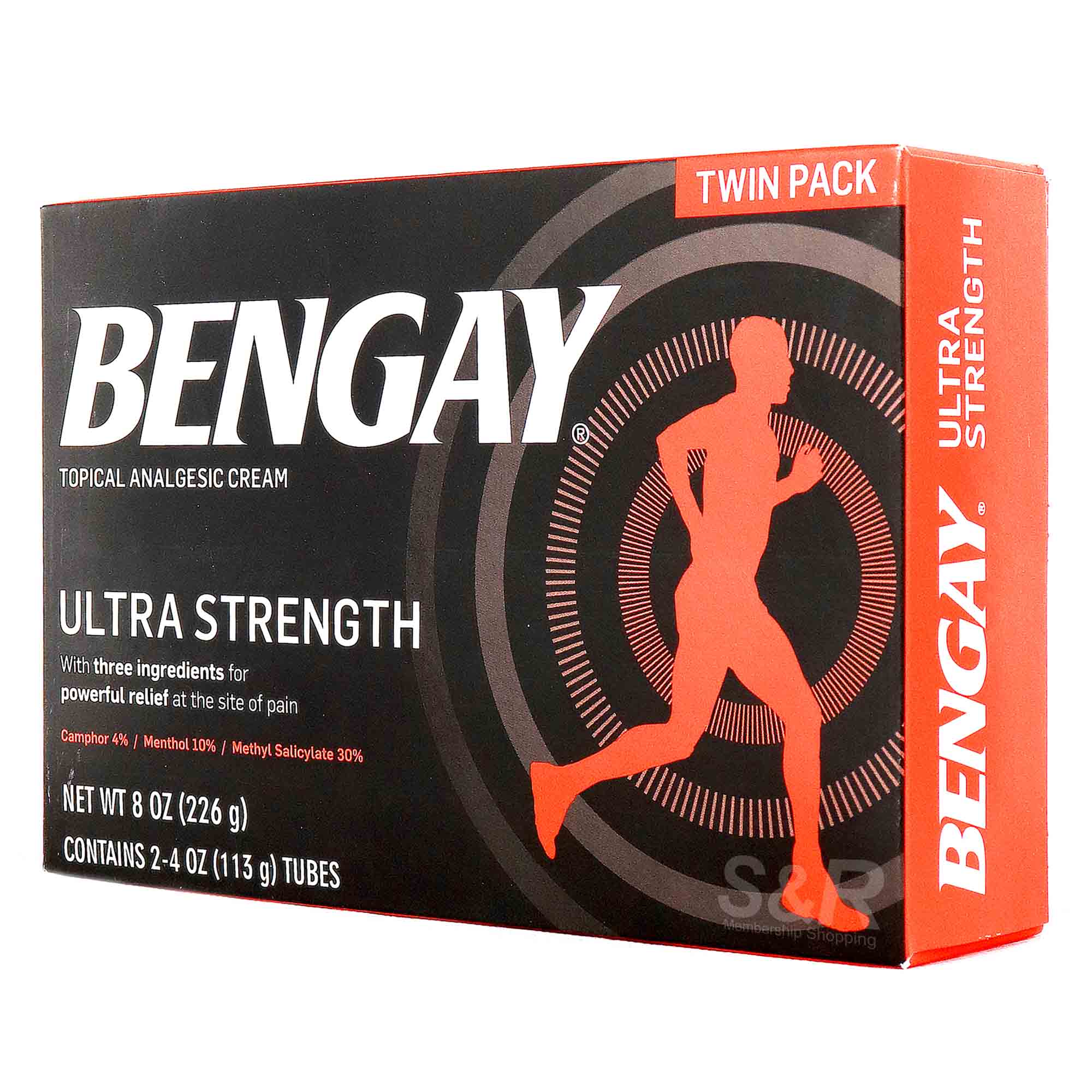 Bengay Ultra Strength Non-Greasy Pain-Relieving Cream Twin Pack
