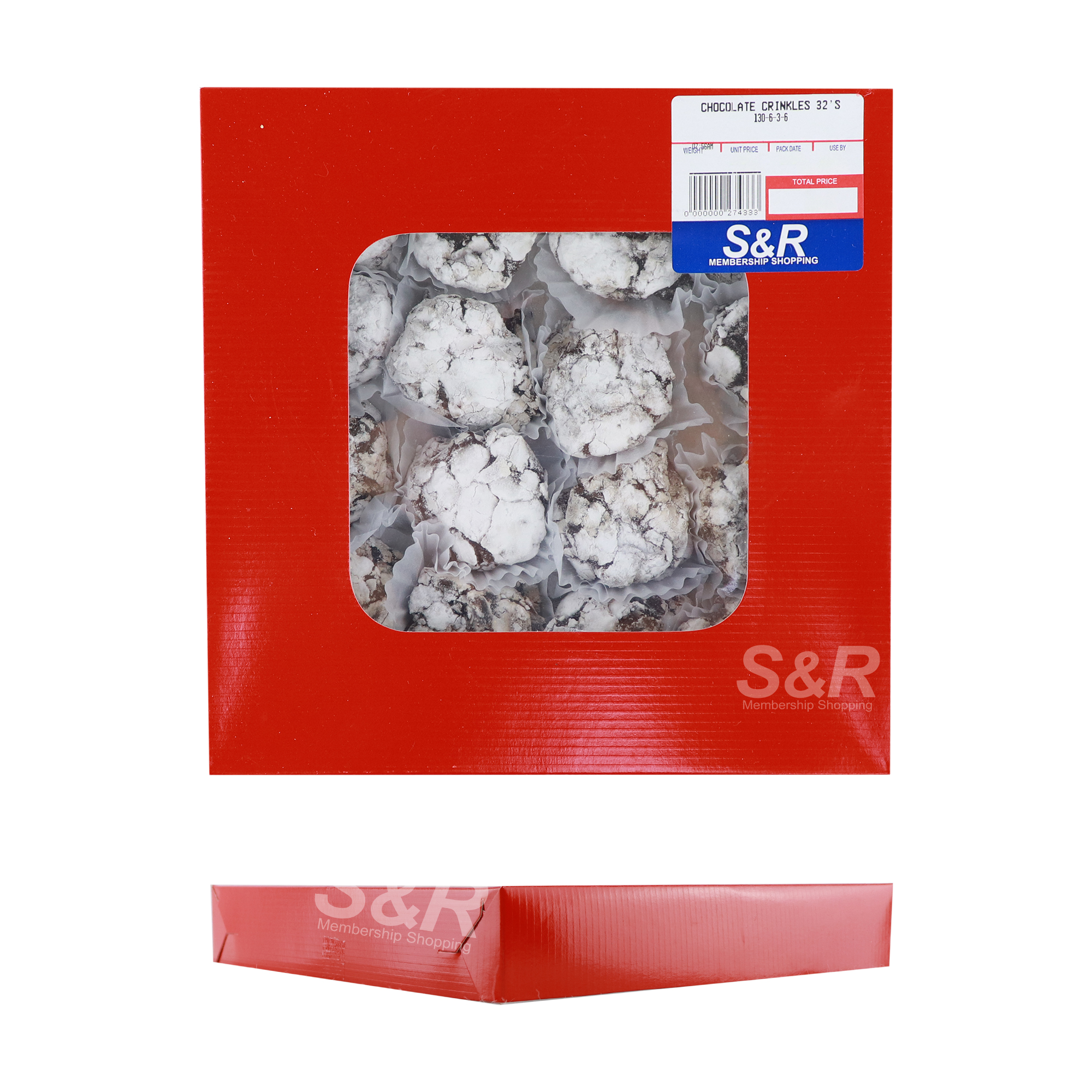 S&R Chocolate Crinkles