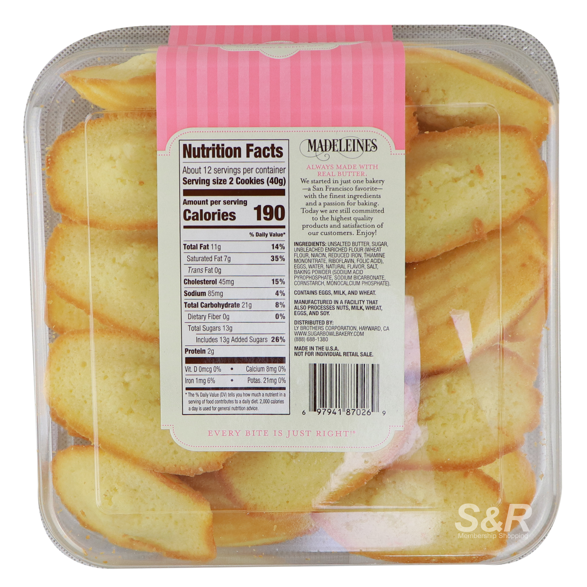Sugar Bowl Bakery Madeleines