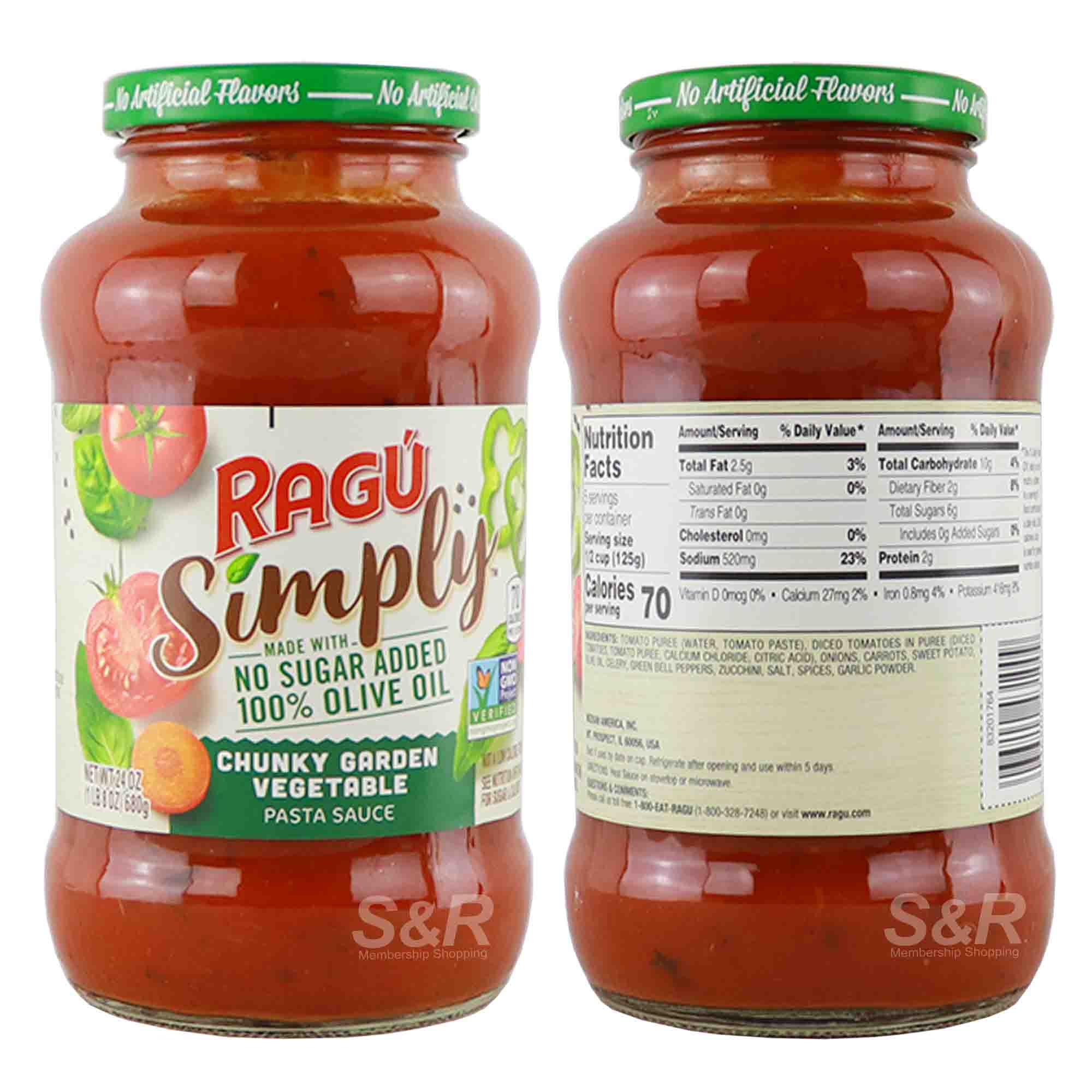 Ragu Simply Chunky Garden Vegetable