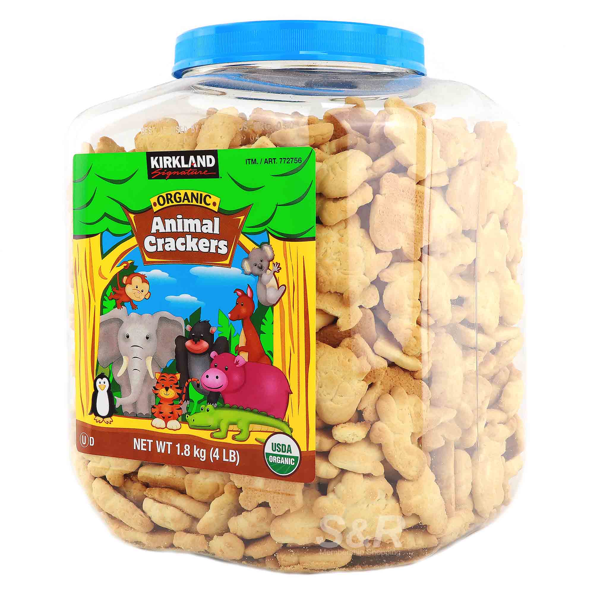 Kirkland Signature Organic Animal Crackers 1.8kg