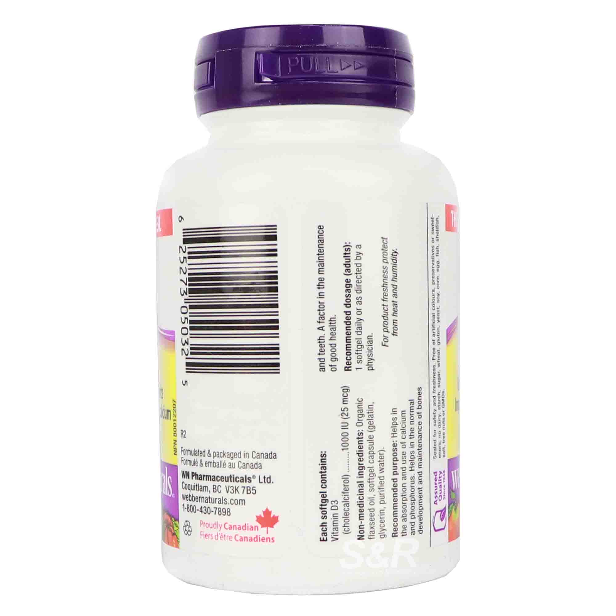 Webber Naturals Vitamin D3