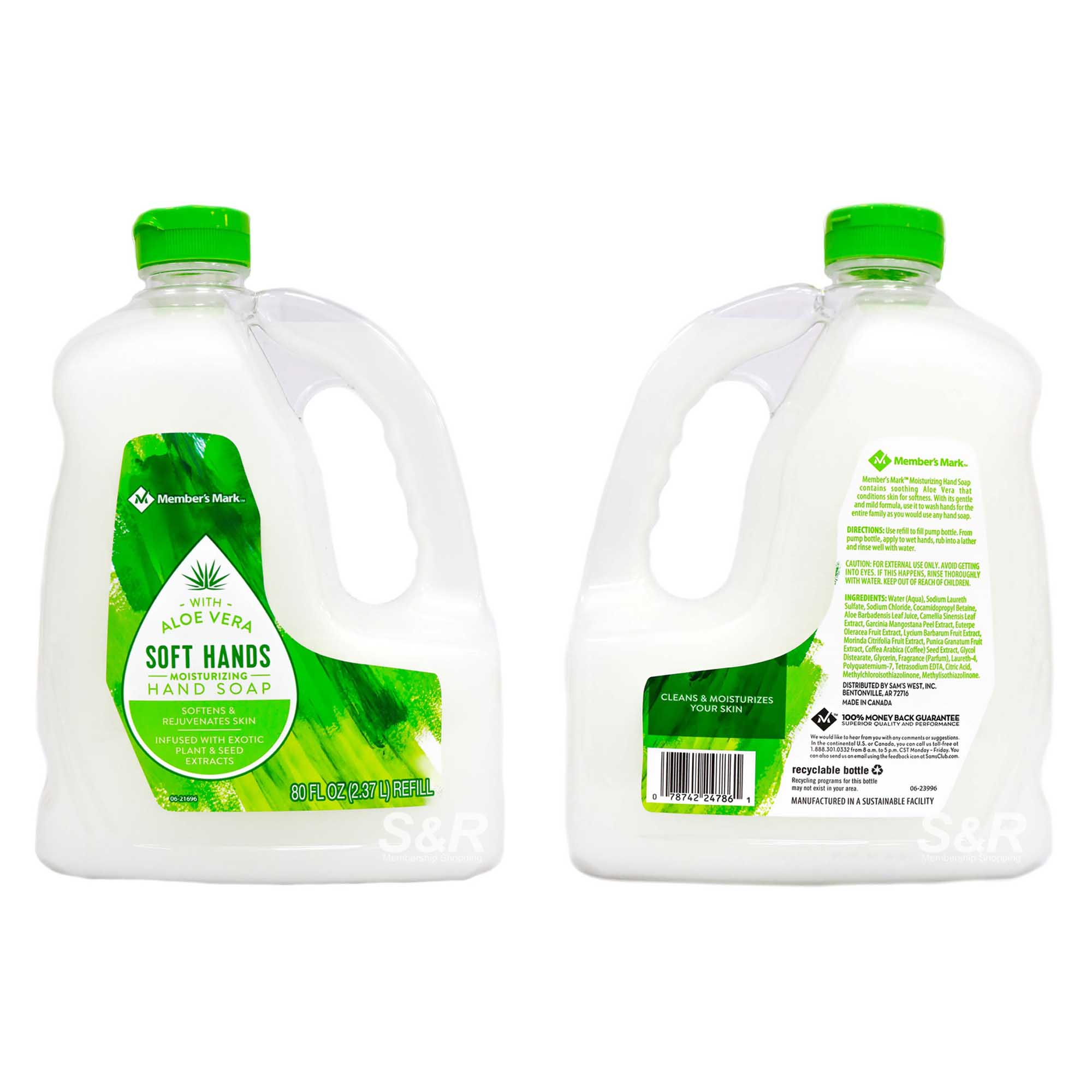 Member's Mark Moisturizing Hand Soap With Aloe Vera Msds at