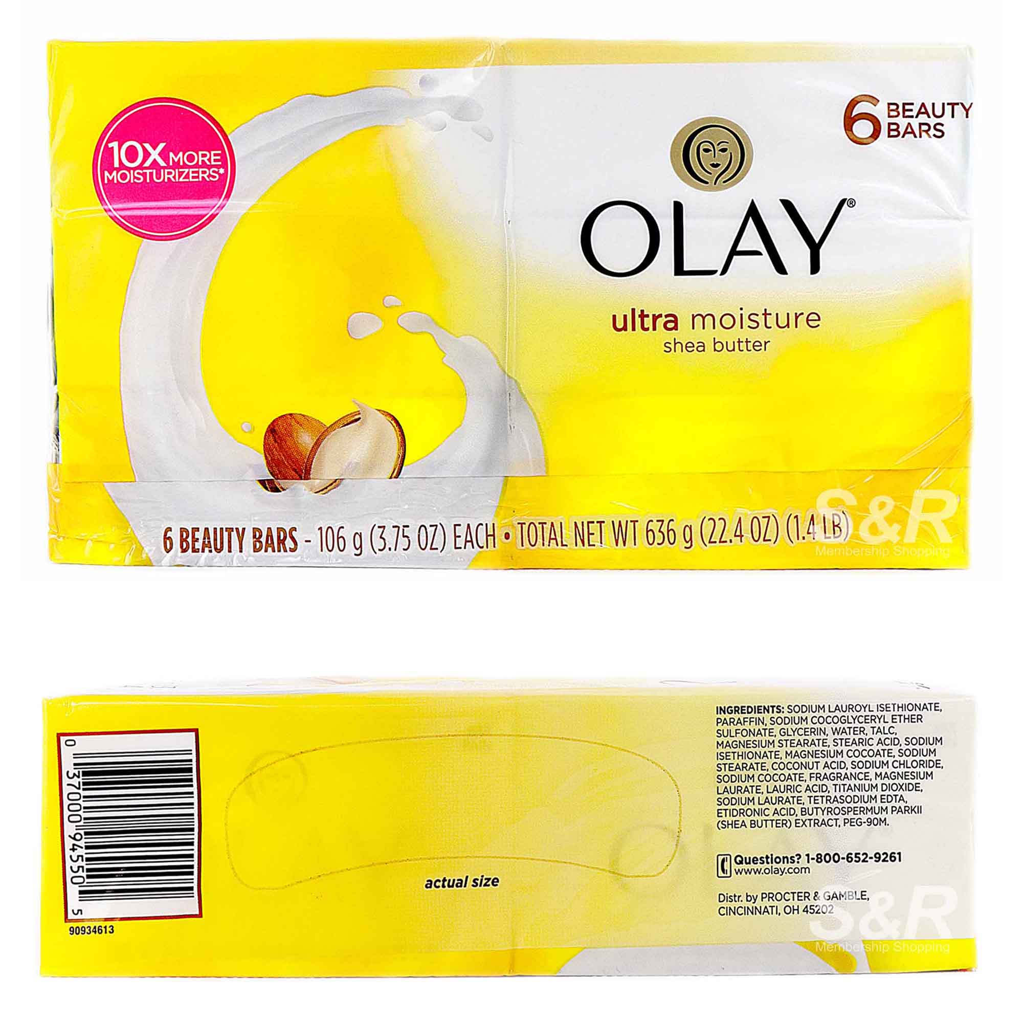 Olay Ultra Moisture Bar Soap 6pcs