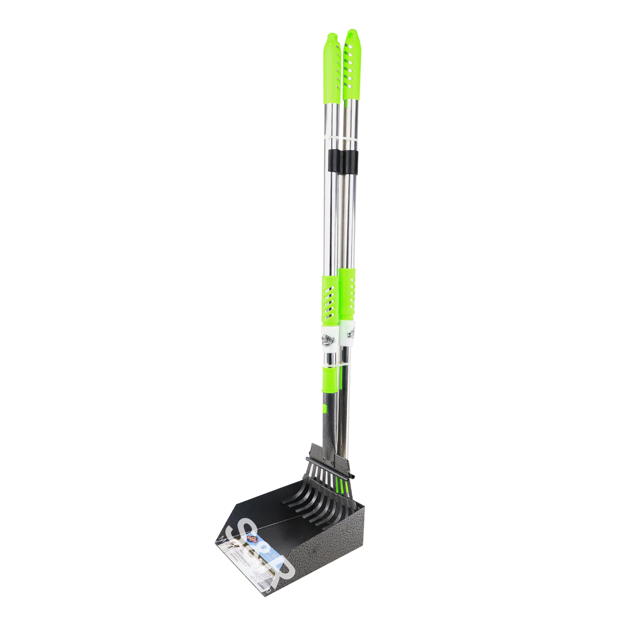 Spotty Metal Tray and Rake