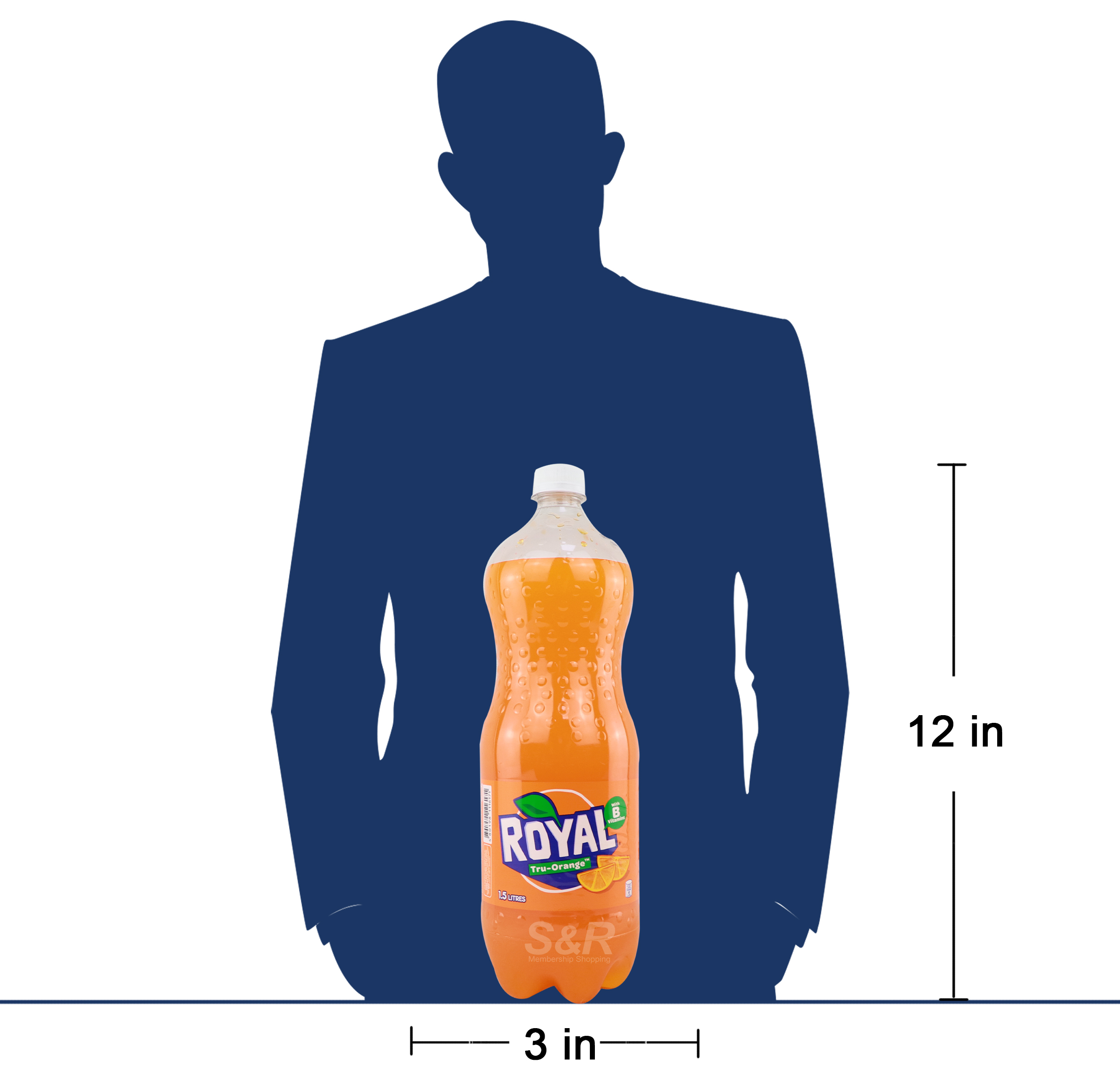 Royal Tru Orange Carbonated Drink