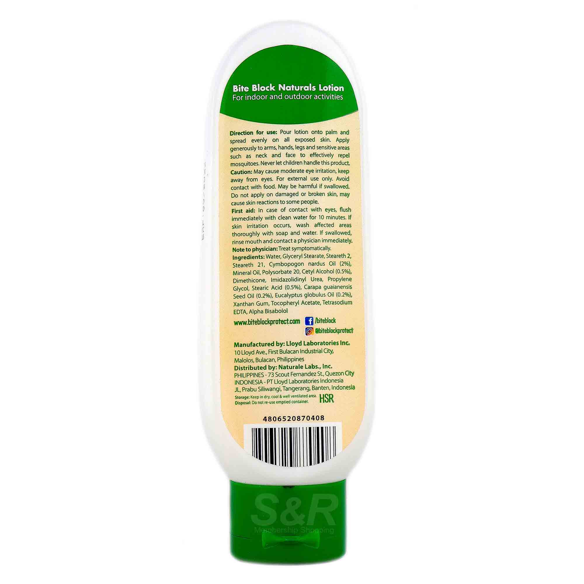 Bite Block Naturals Citronella