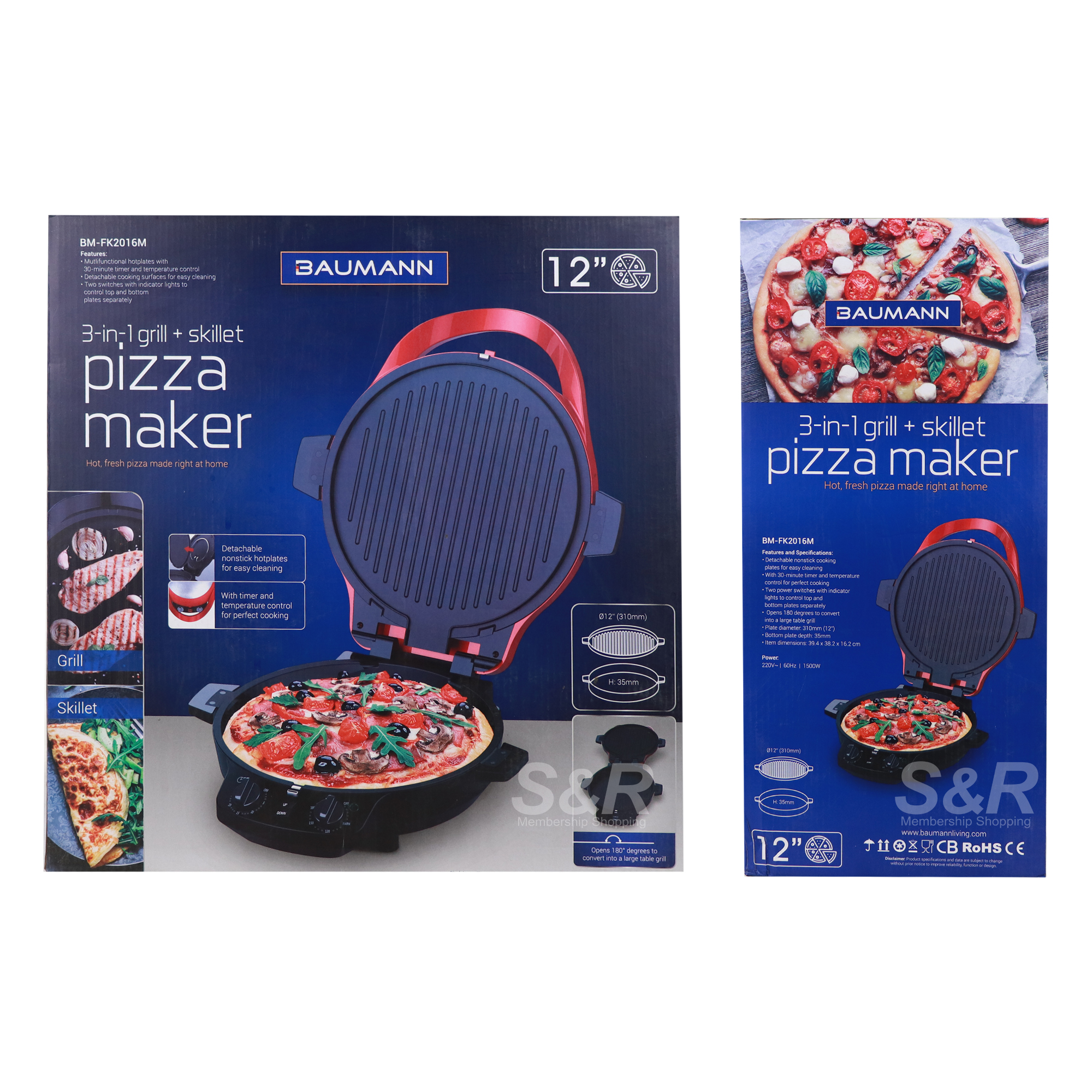 Baumann Pizza Maker Machine