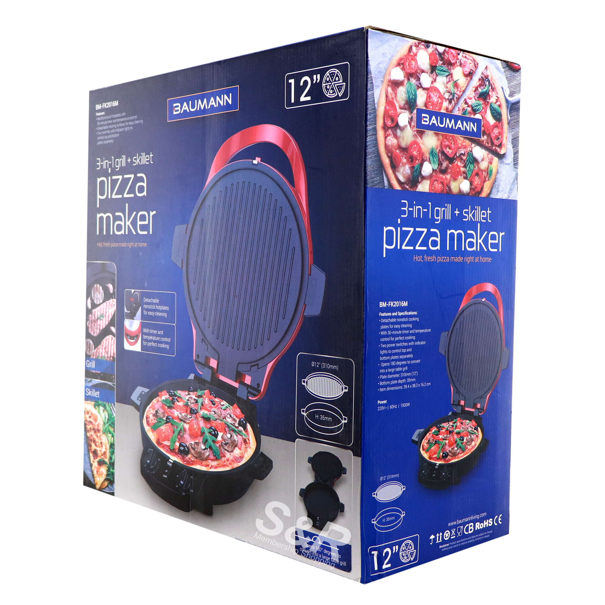 Baumann Pizza Maker Machine