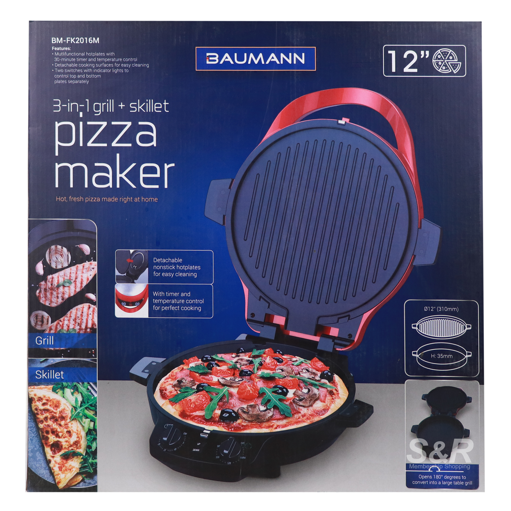 Baumann Pizza Maker Machine