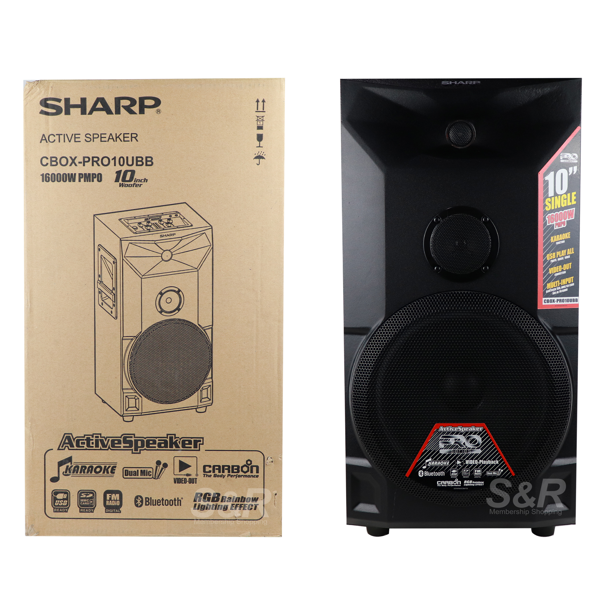 Sharp Active Speaker