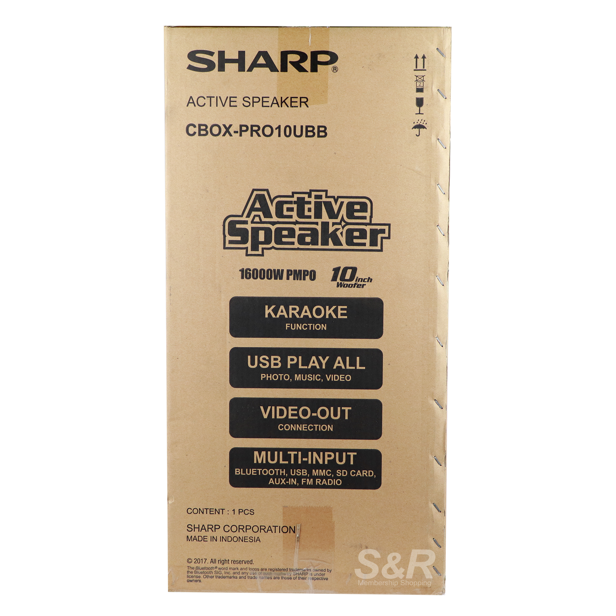 Sharp Active Speaker