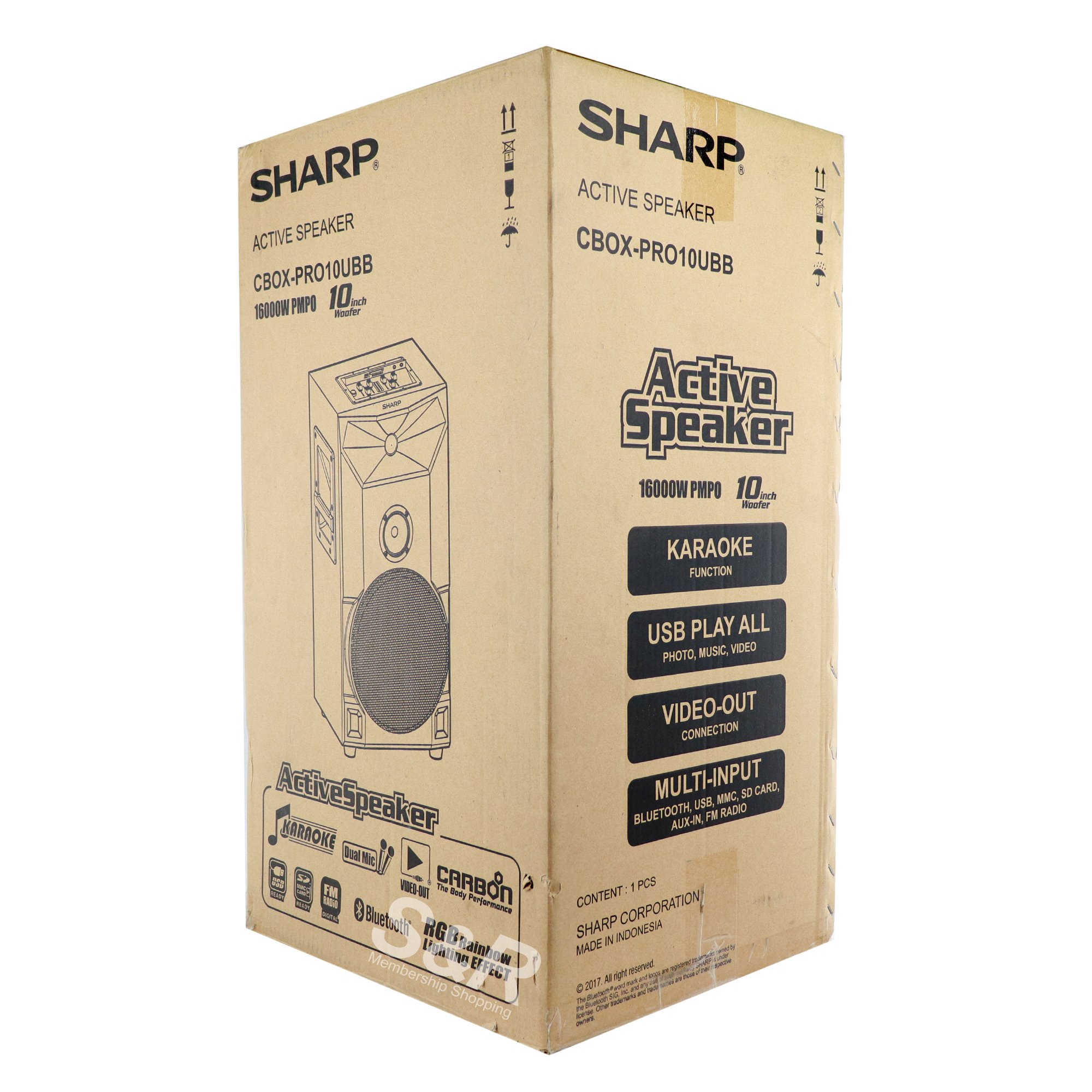 Sharp Active Speaker