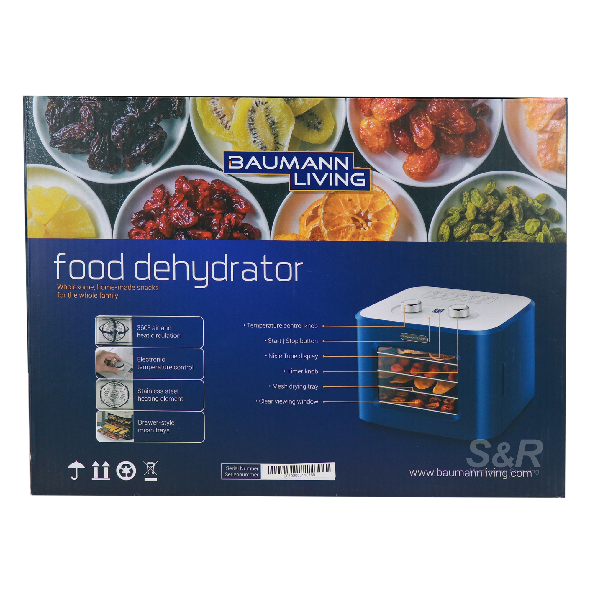 Baumann Living Food Dehydrator