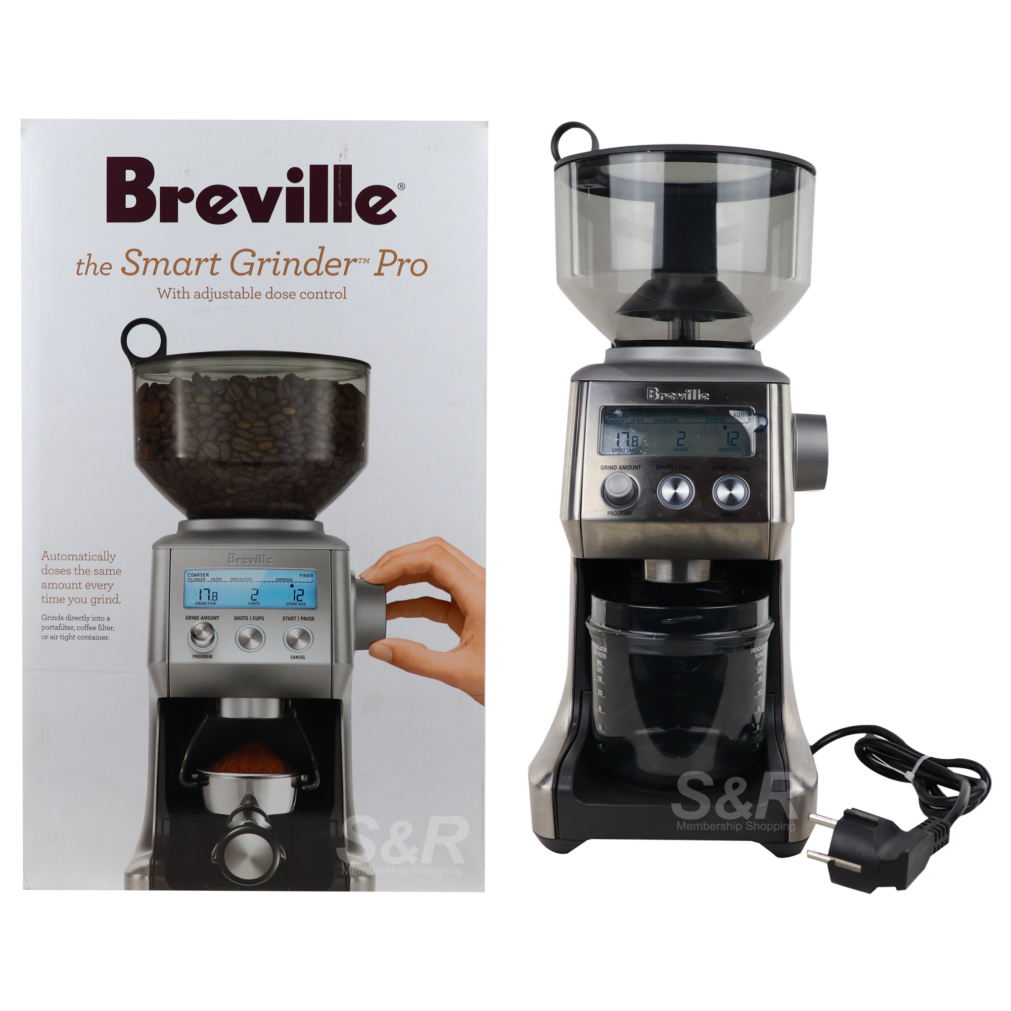 Breville the smart online grinder pro bcg820bss