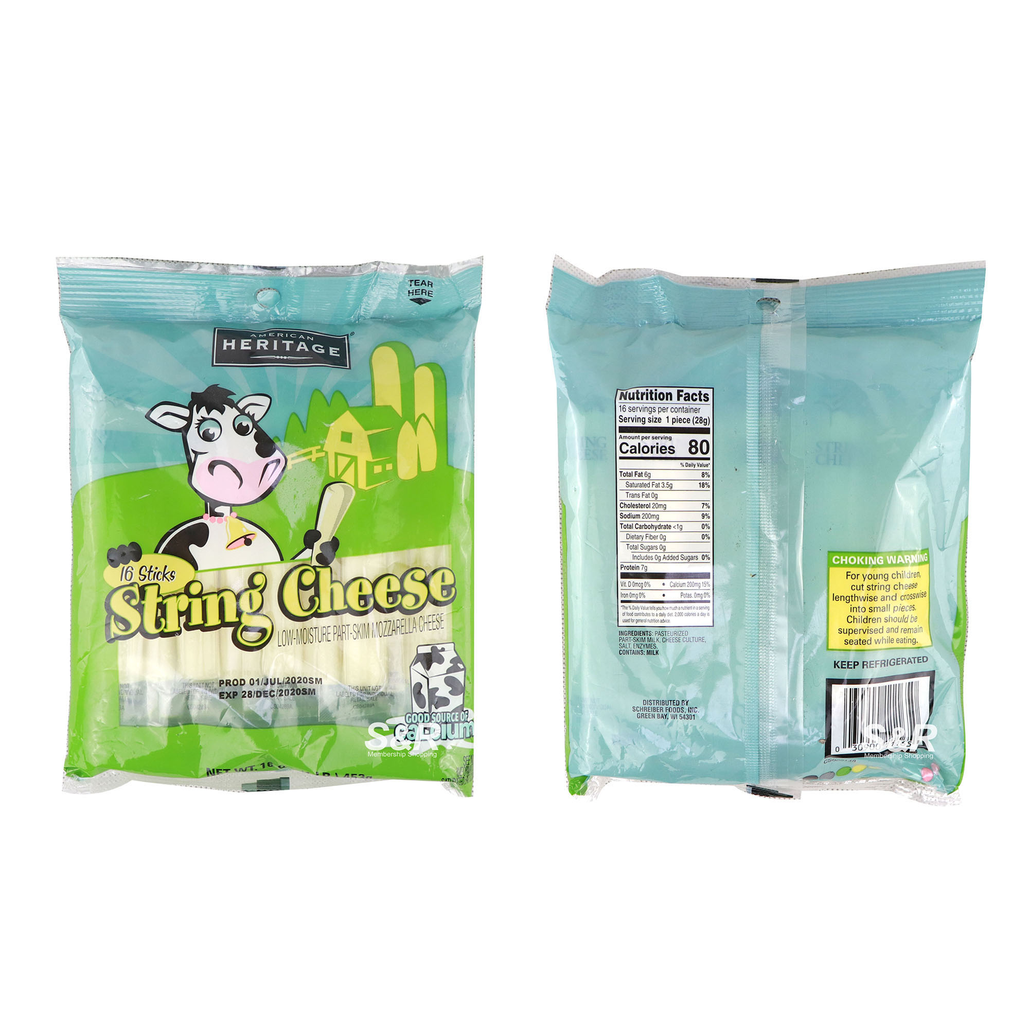 American Heritage String cheese