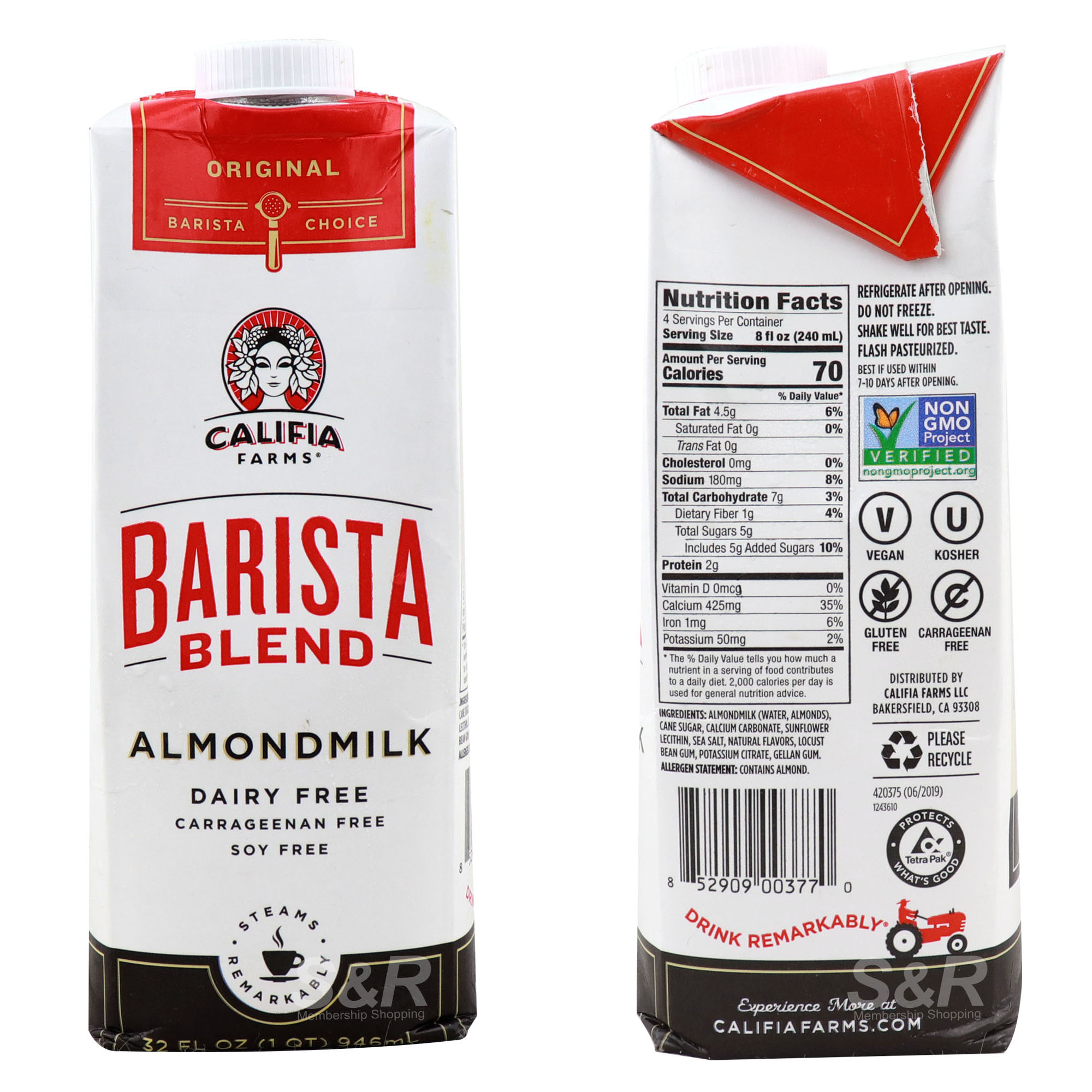 Califia Farms Barista Blend Almond Milk 946mL
