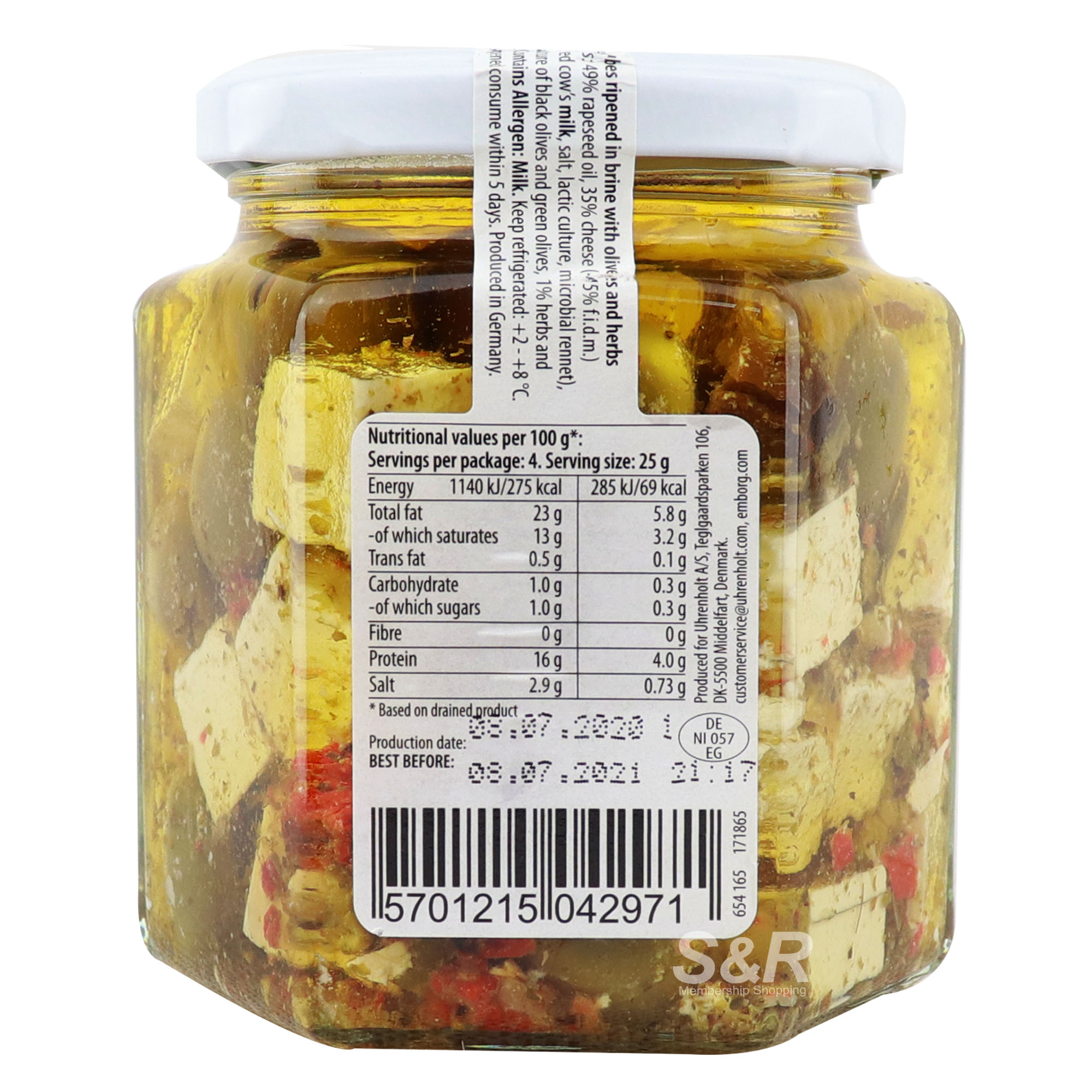 Greek Style Cheese Cubes
