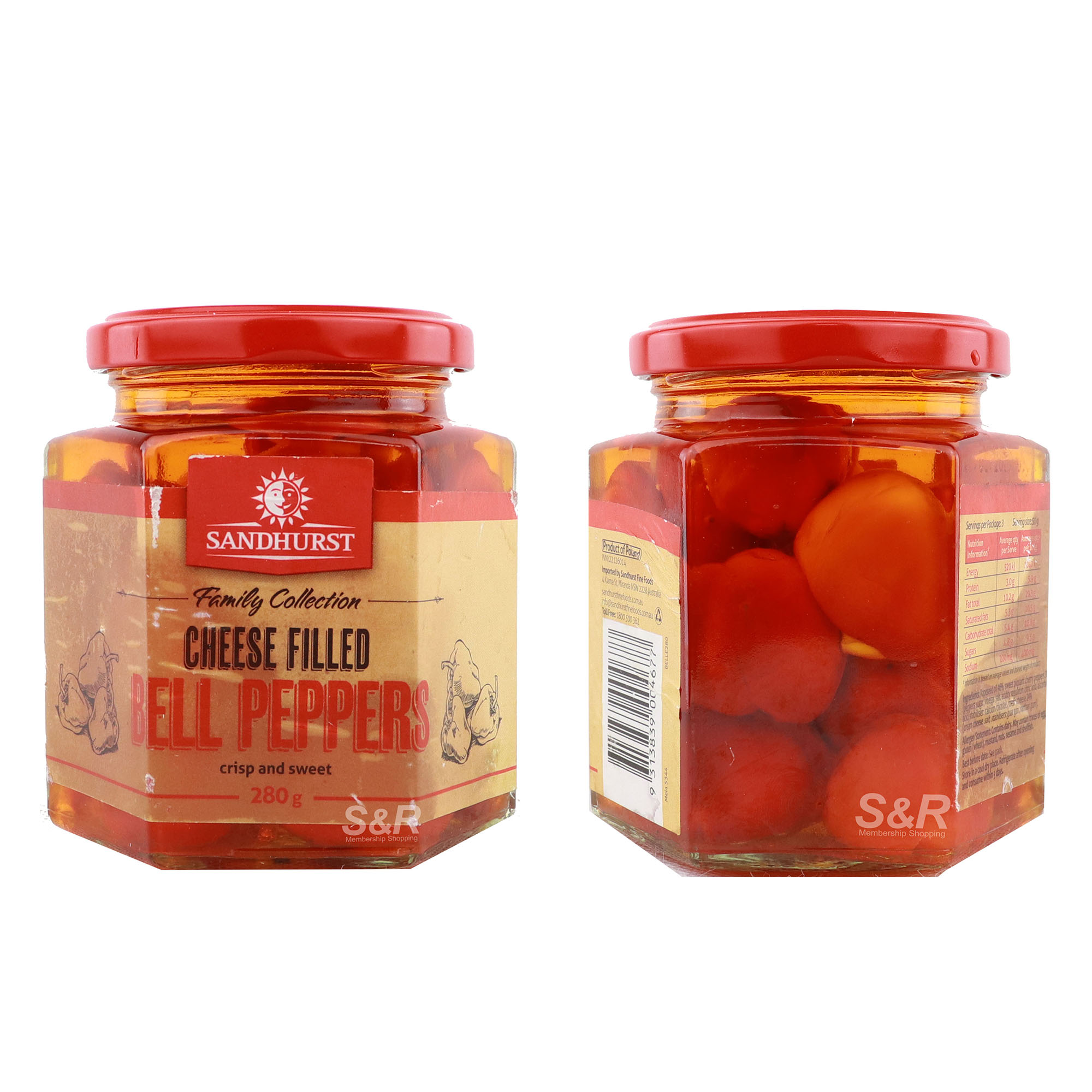 Sandhurst Cheese-filled Bell Peppers